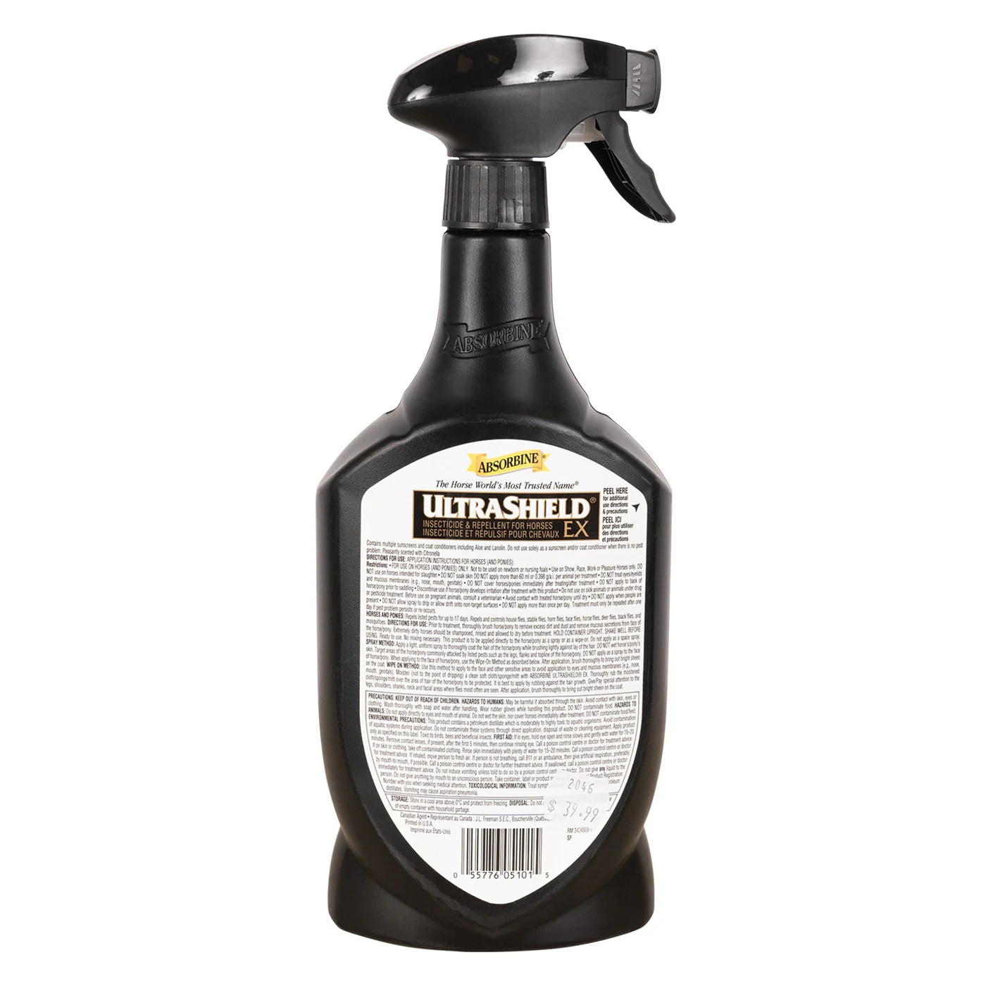 Absorbine UltraShield EX Fly Repellent W/ Sprayer 950 mL - Image 2