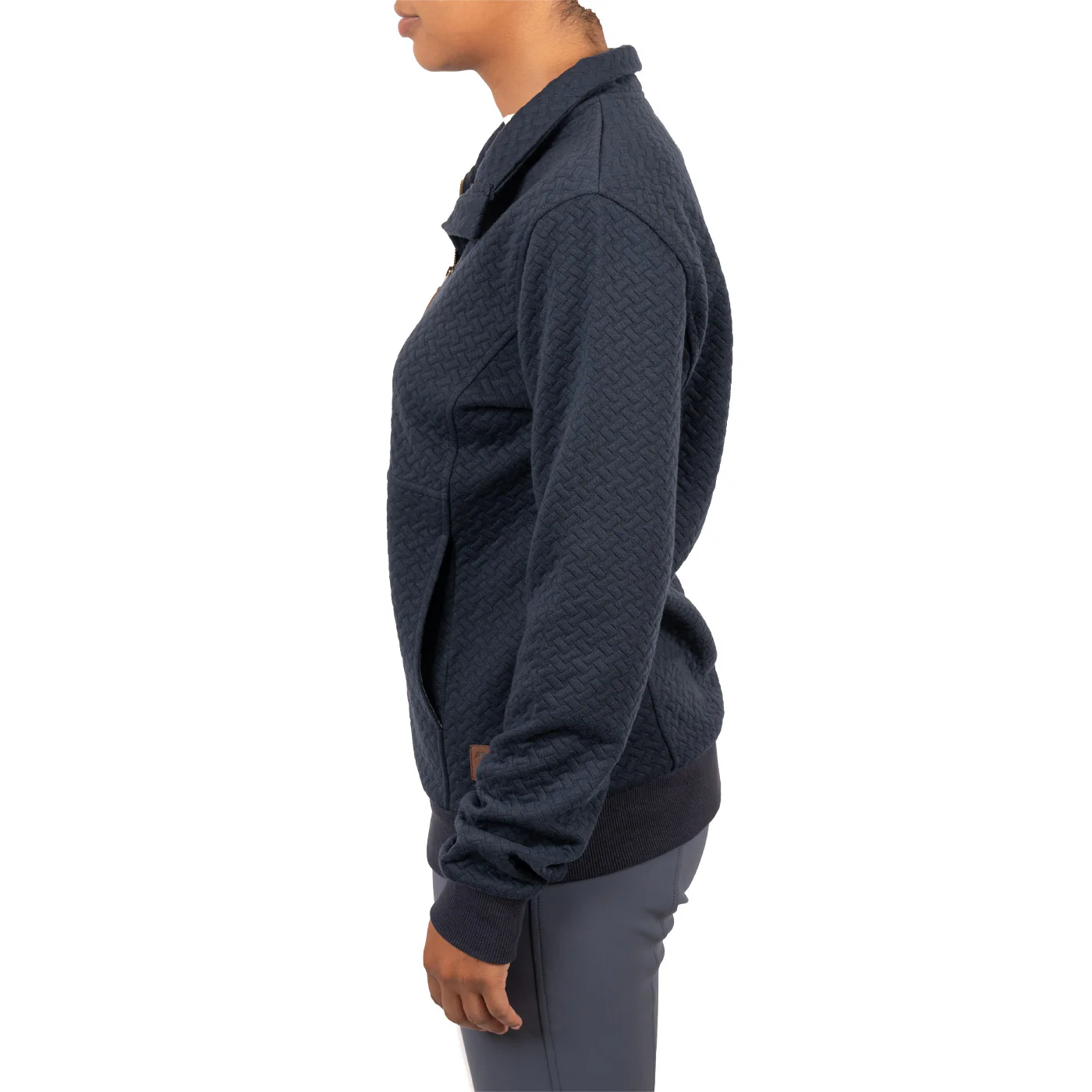 Aerion Adelia Quarter Zip Quilt Sweatshirt - Image 2
