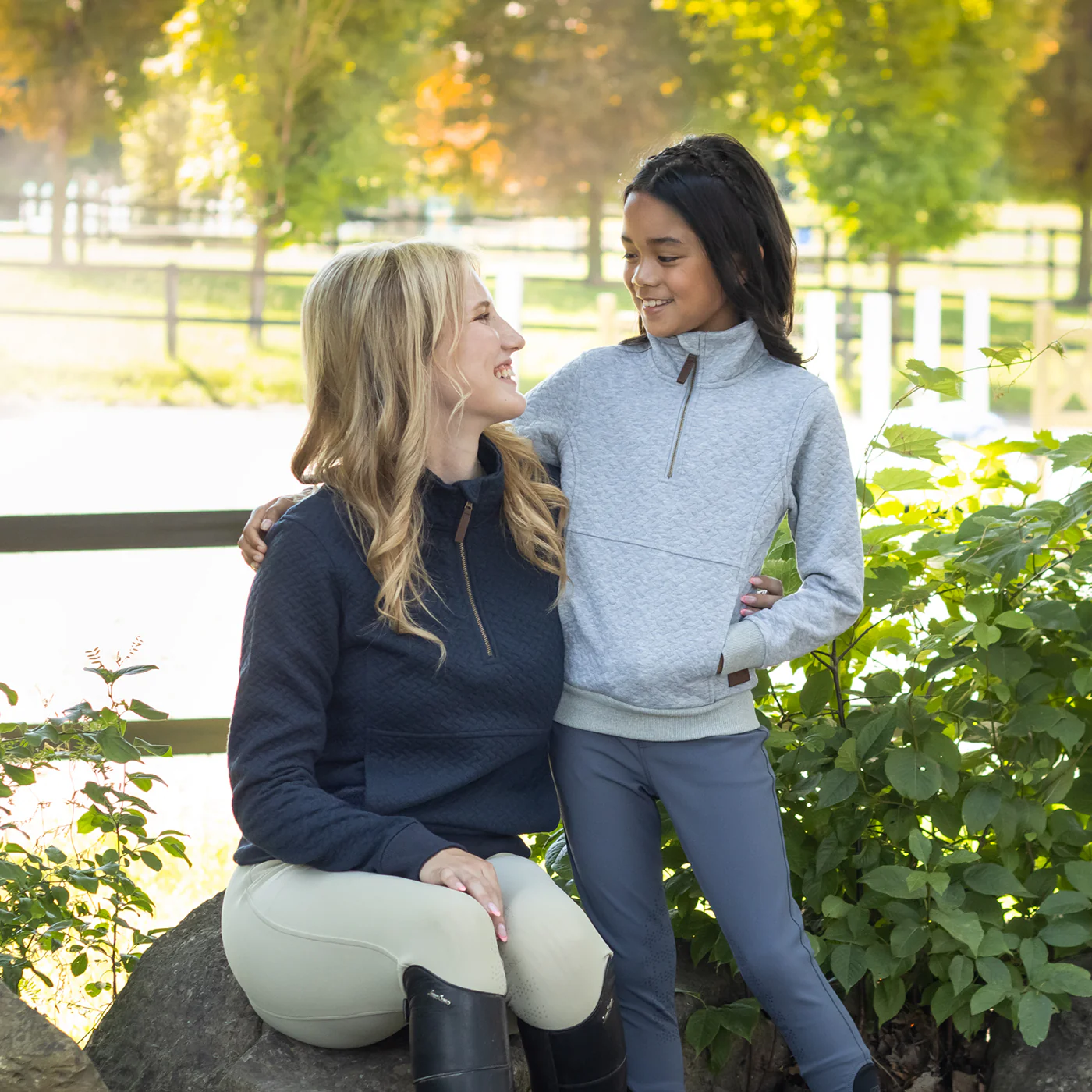Aerion Adelia Quarter Zip Quilt Sweatshirt - Image 8