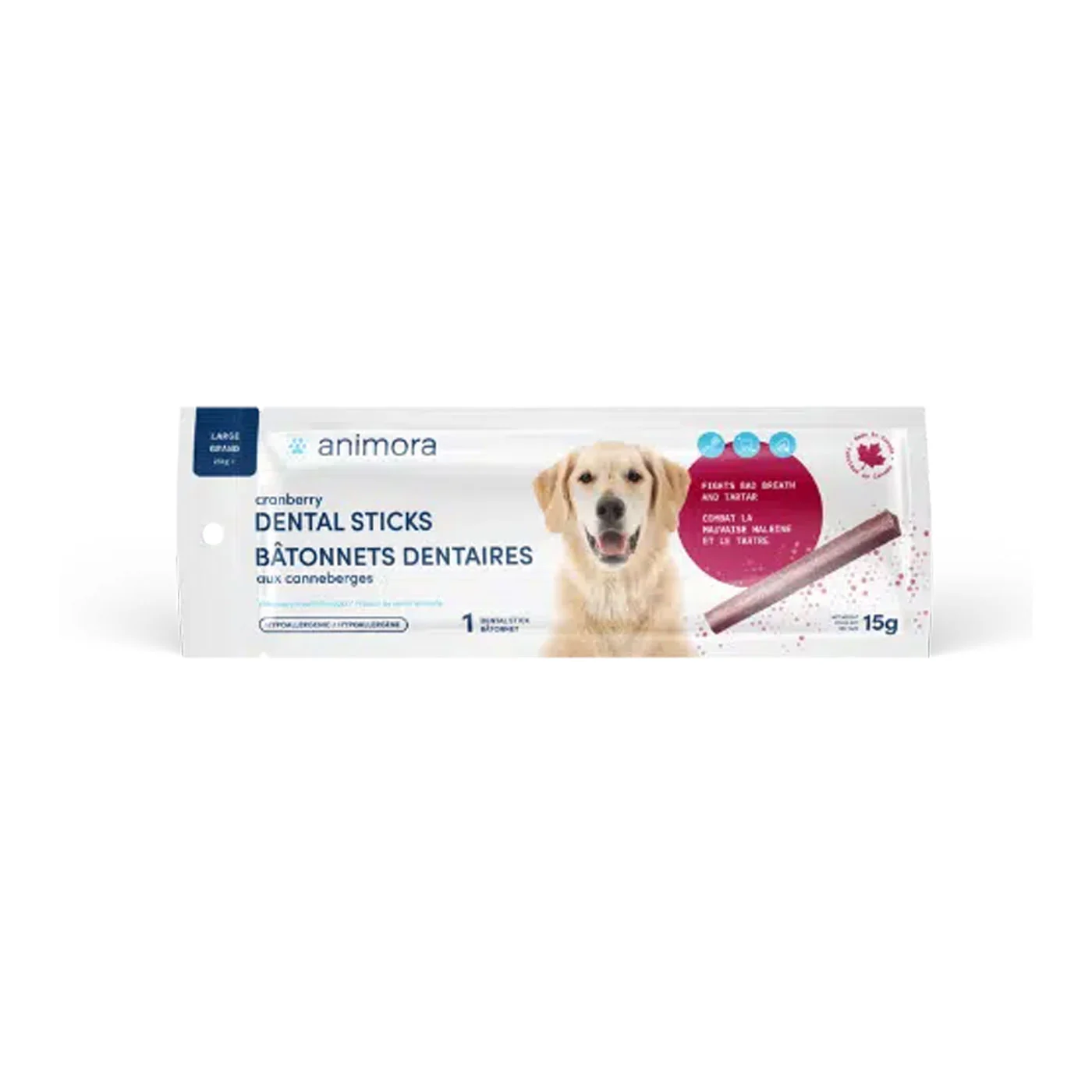 Animora Cranberry Large Dog Dental Stick 15 g