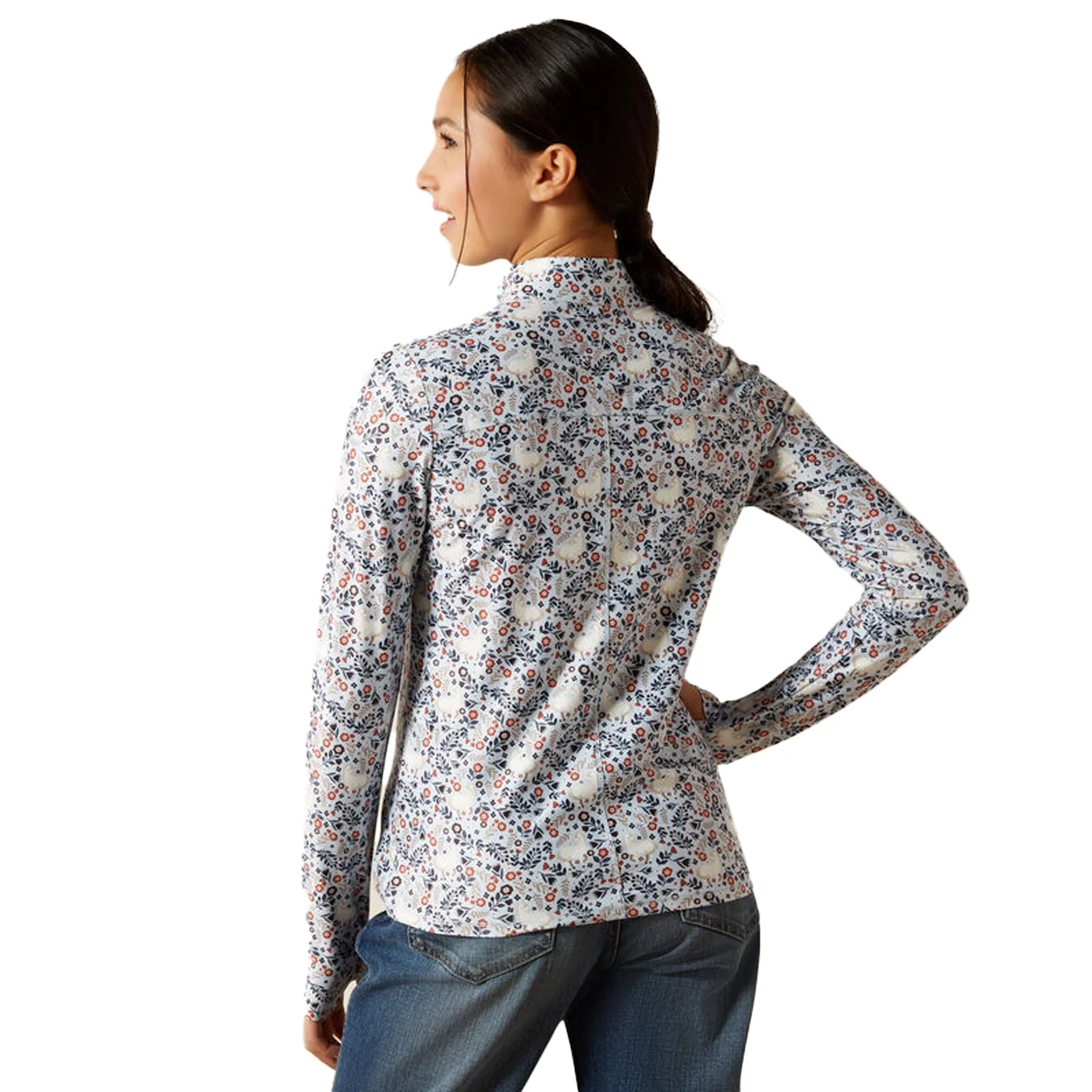 Ariat Lowell 3.0 Quarter Zip Base Layer - Kids' - Image 2