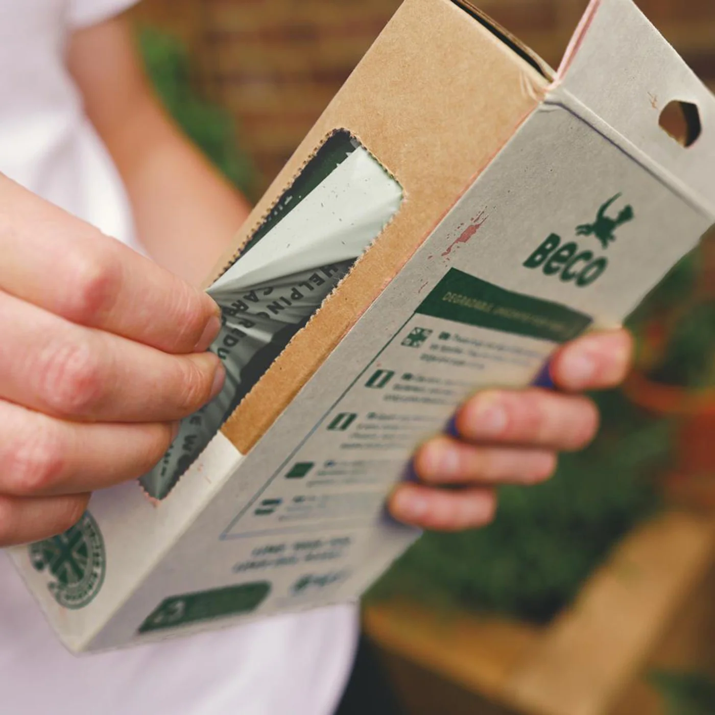 Beco Compostable Unscented Poop Bags W/ Handle - Pack of 96 - Image 3