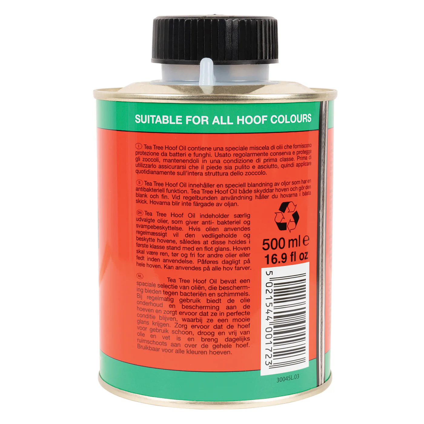 Carr & Day & Martin Cornucrescine Tea Tree Hoof Oil 500 mL - Image 2