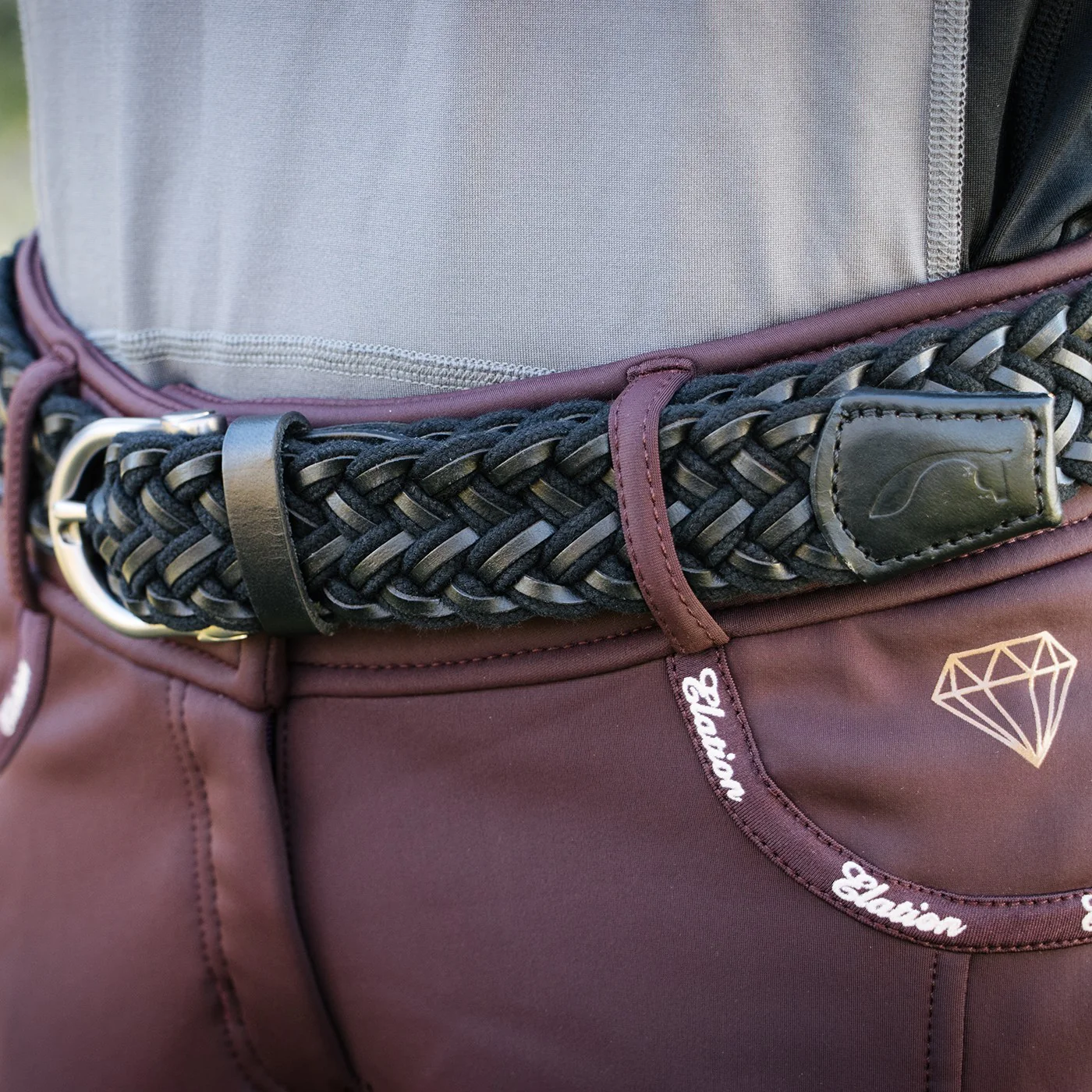 Cinto Braided Leather & Rope Belt - Image 4