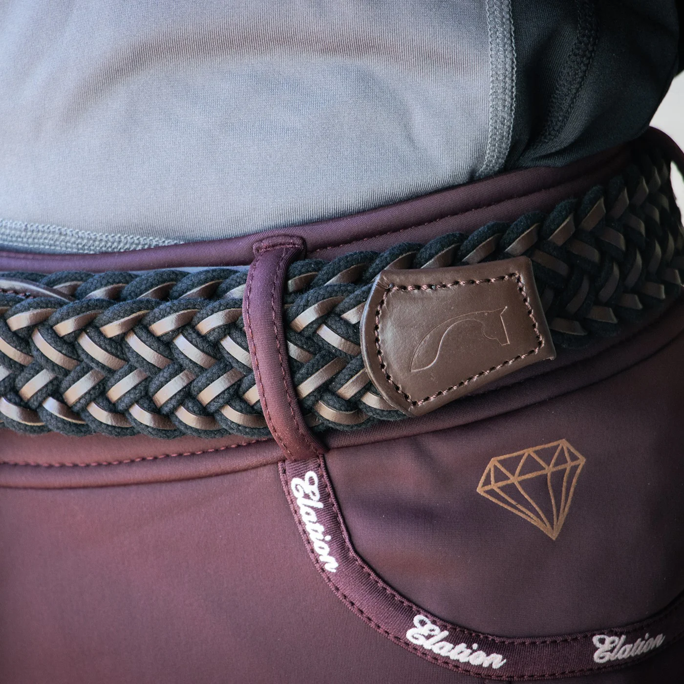 Cinto Braided Leather & Rope Belt - Image 5