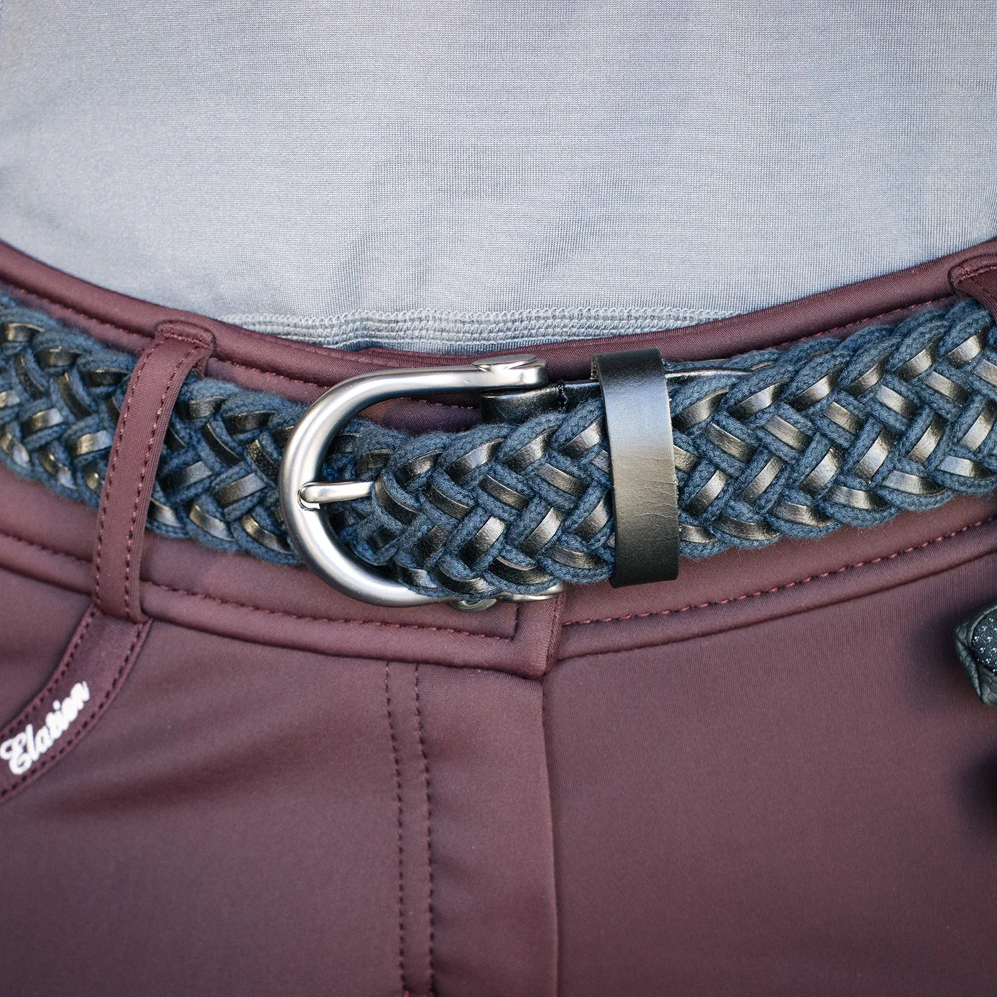 Cinto Braided Leather & Rope Belt - Image 7