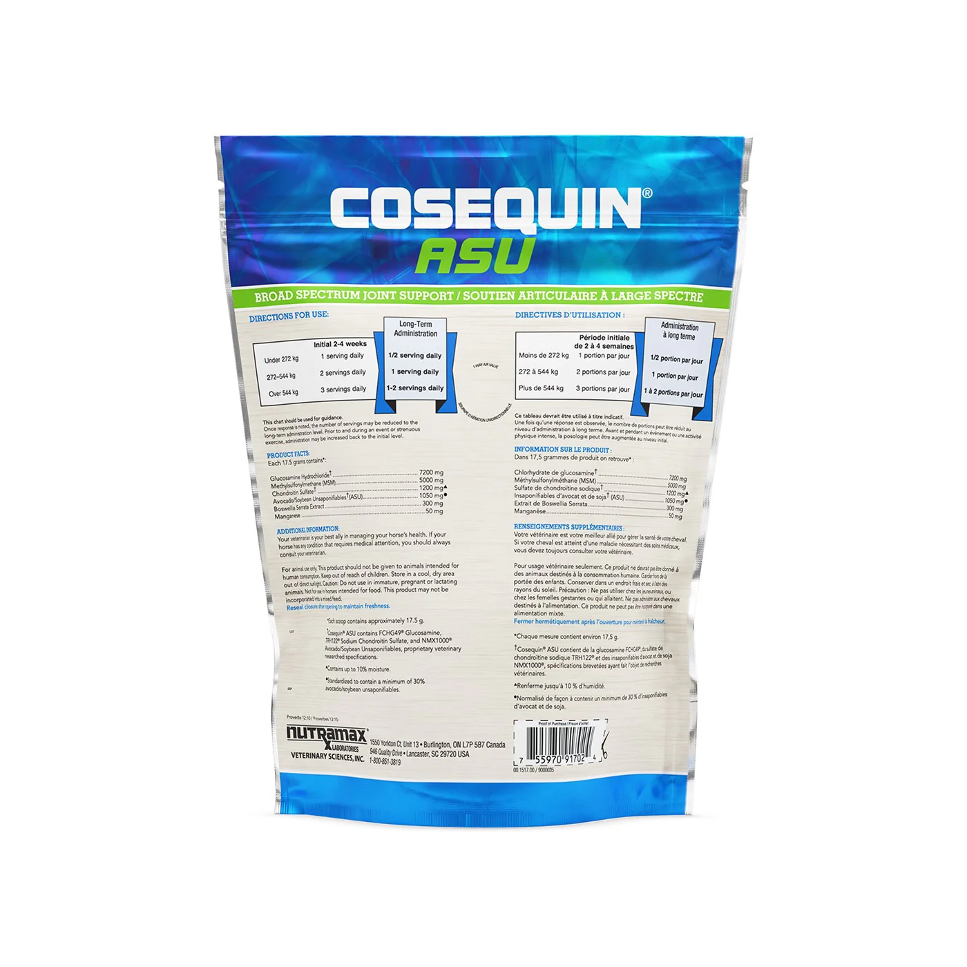 Cosequin ASU Equine Pellets 1.42 kg - Image 2