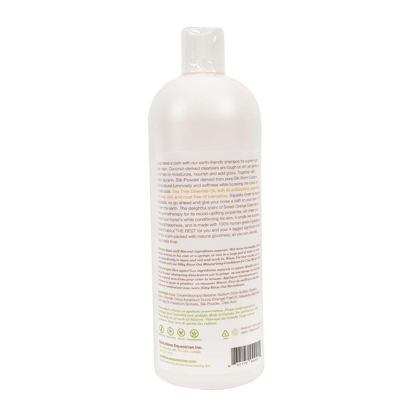 EcoLicious Green & Squeaky Clean Shampoo 946 mL - Image 2
