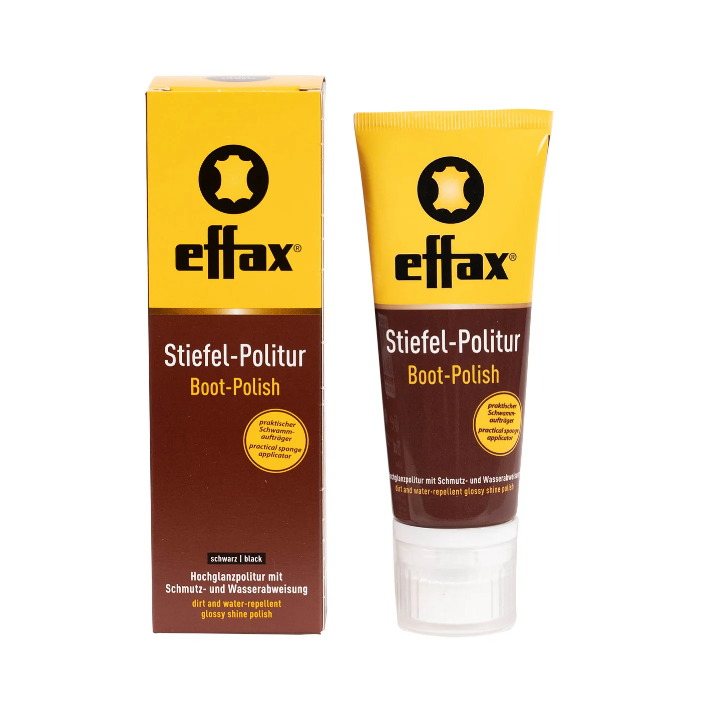 Effax Boot Polish Black 75 mL - Image 2