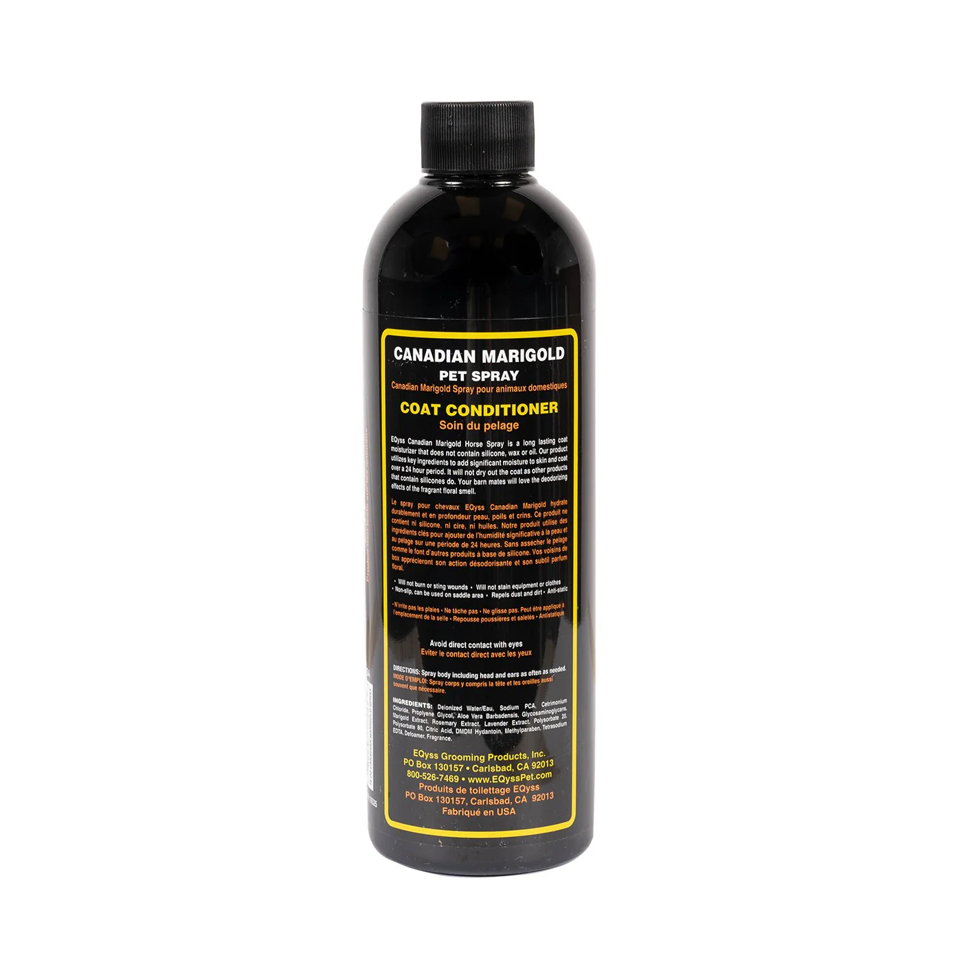 Eqyss Marigold Coat Conditioner Pet Spray 473 mL - Image 2
