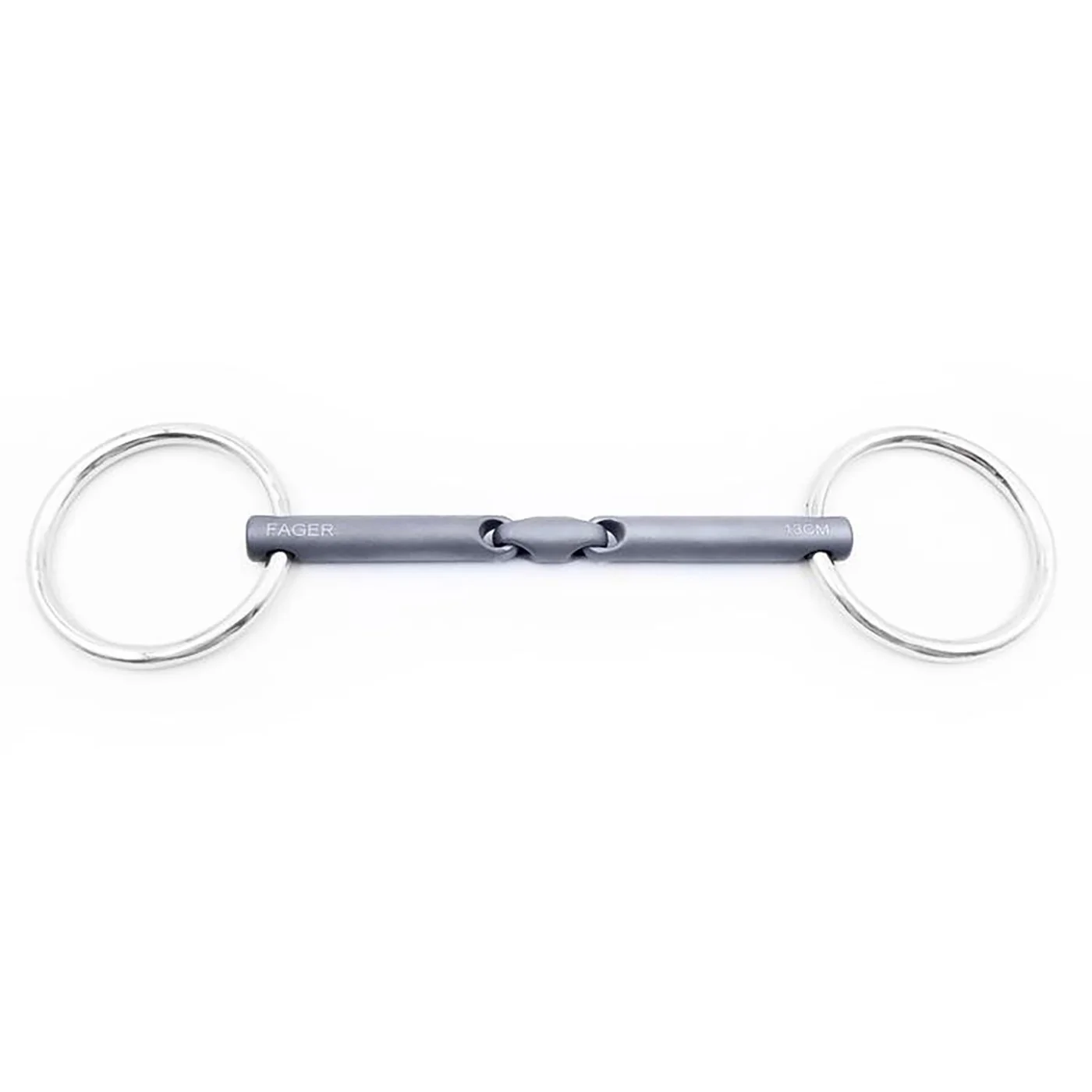 Fager Madeleine Titanium Double-Jointed Loose Ring Bit