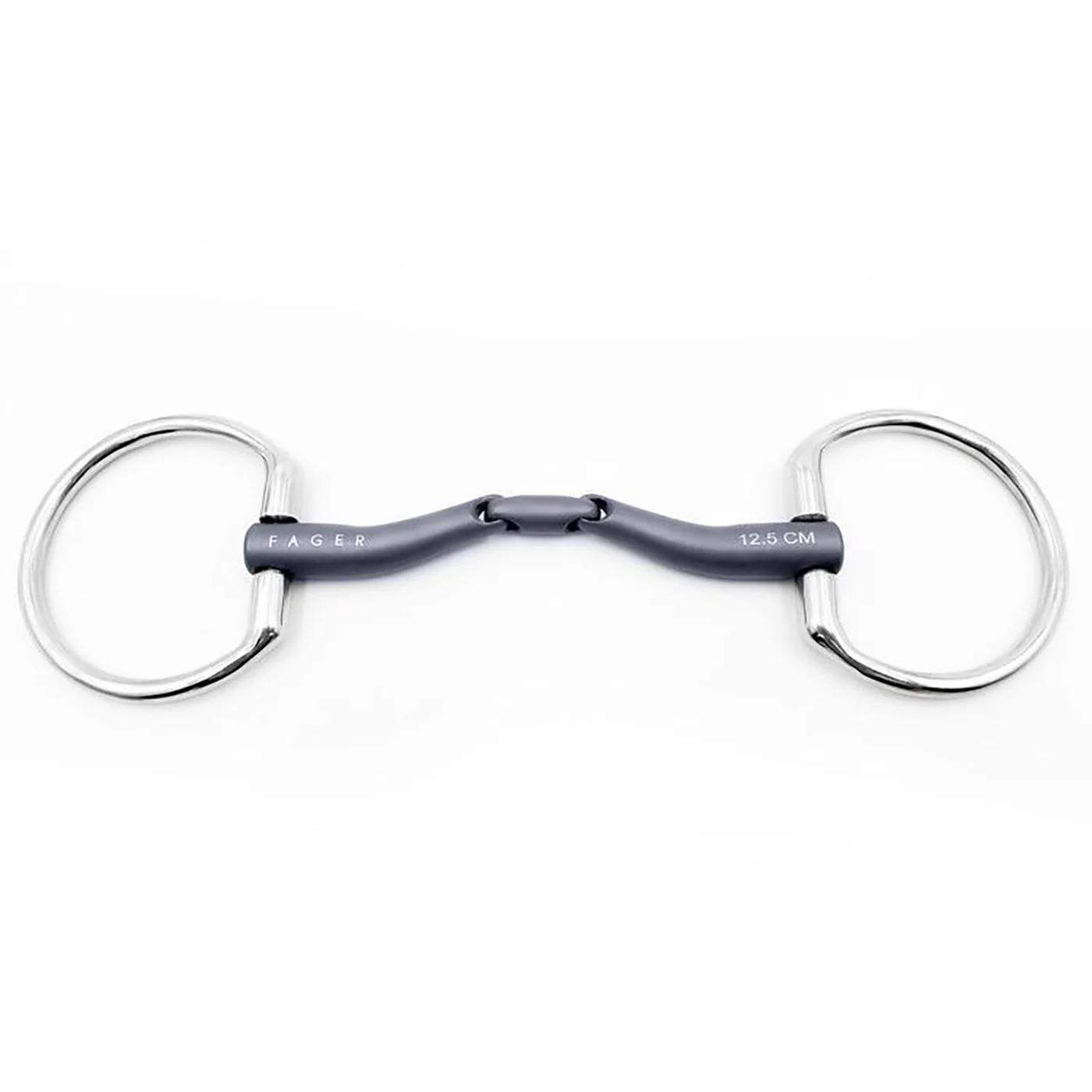 Fager Maria Titanium Low Port Double Jointed Eggbutt Bit