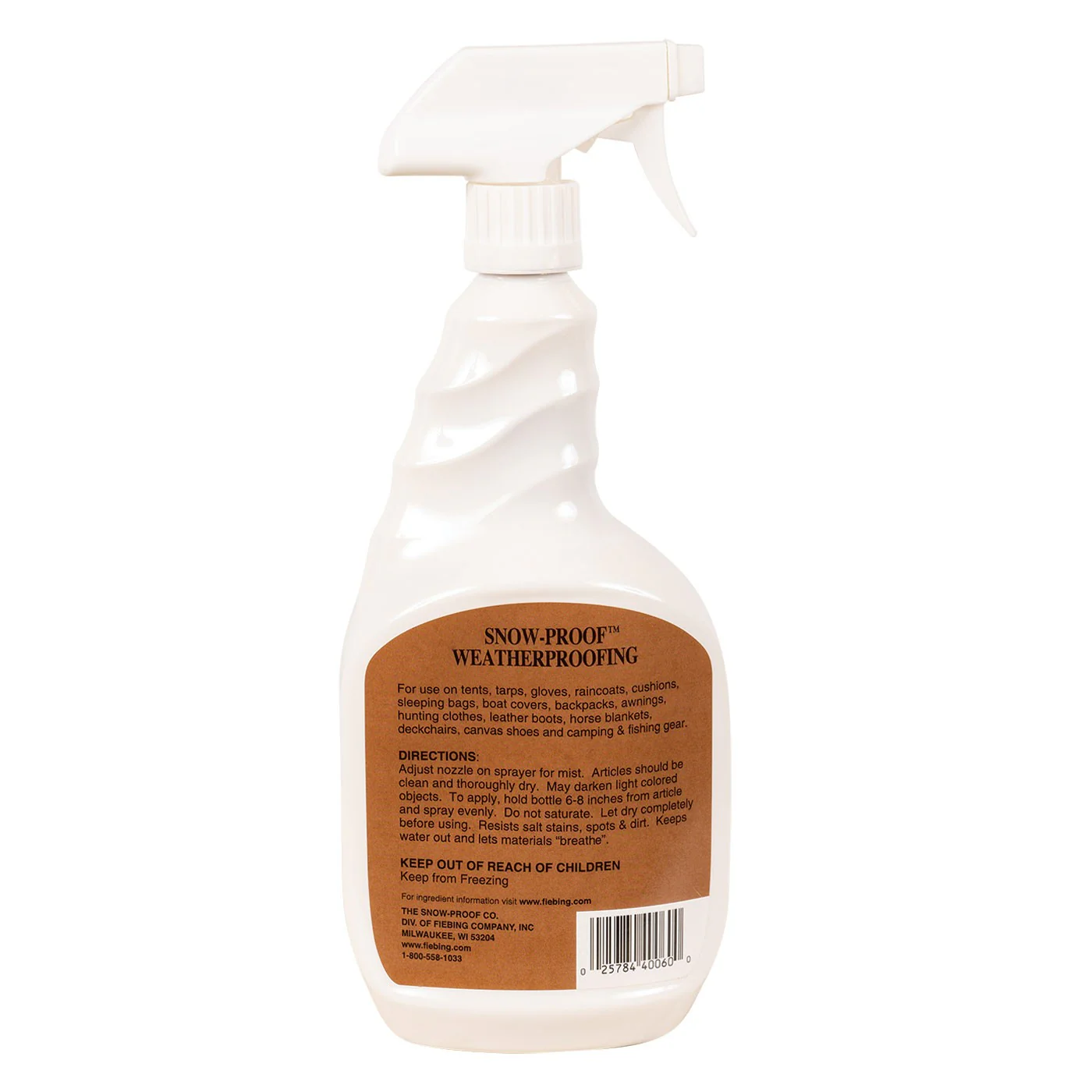 Fiebing's Snow Proof Silicone Water & Stain Repellent 946 mL - Image 2