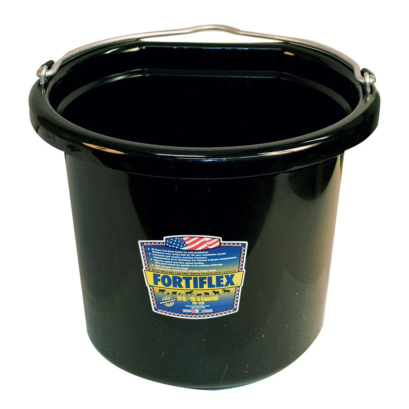 Fortiflex Flat Back Bucket 7.5 L