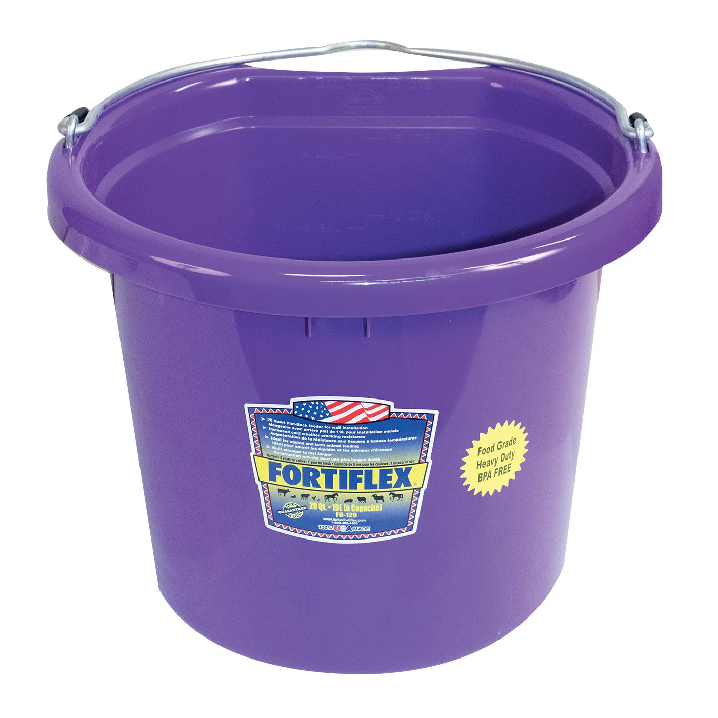 Fortiflex Flat Back Bucket 7.5 L - Image 4