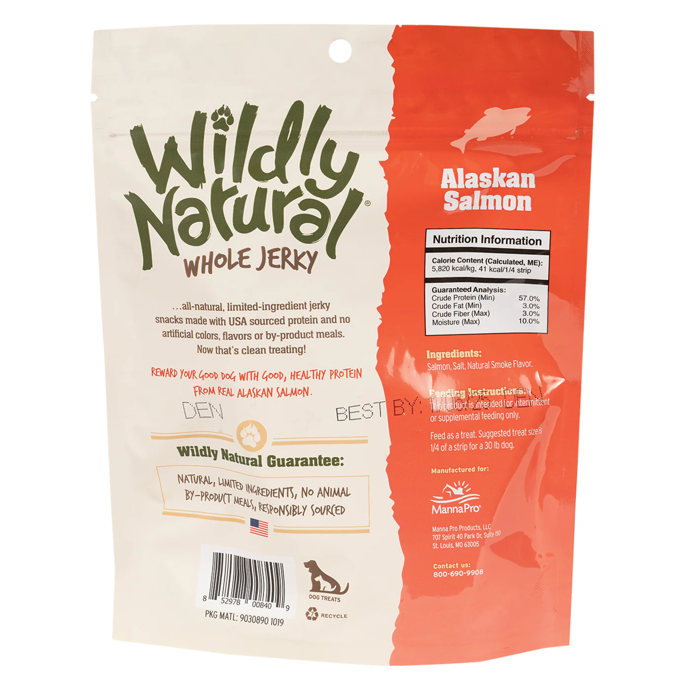 Fruitables Wildly Natural Salmon Strips Dog Treats 141 g - Image 2