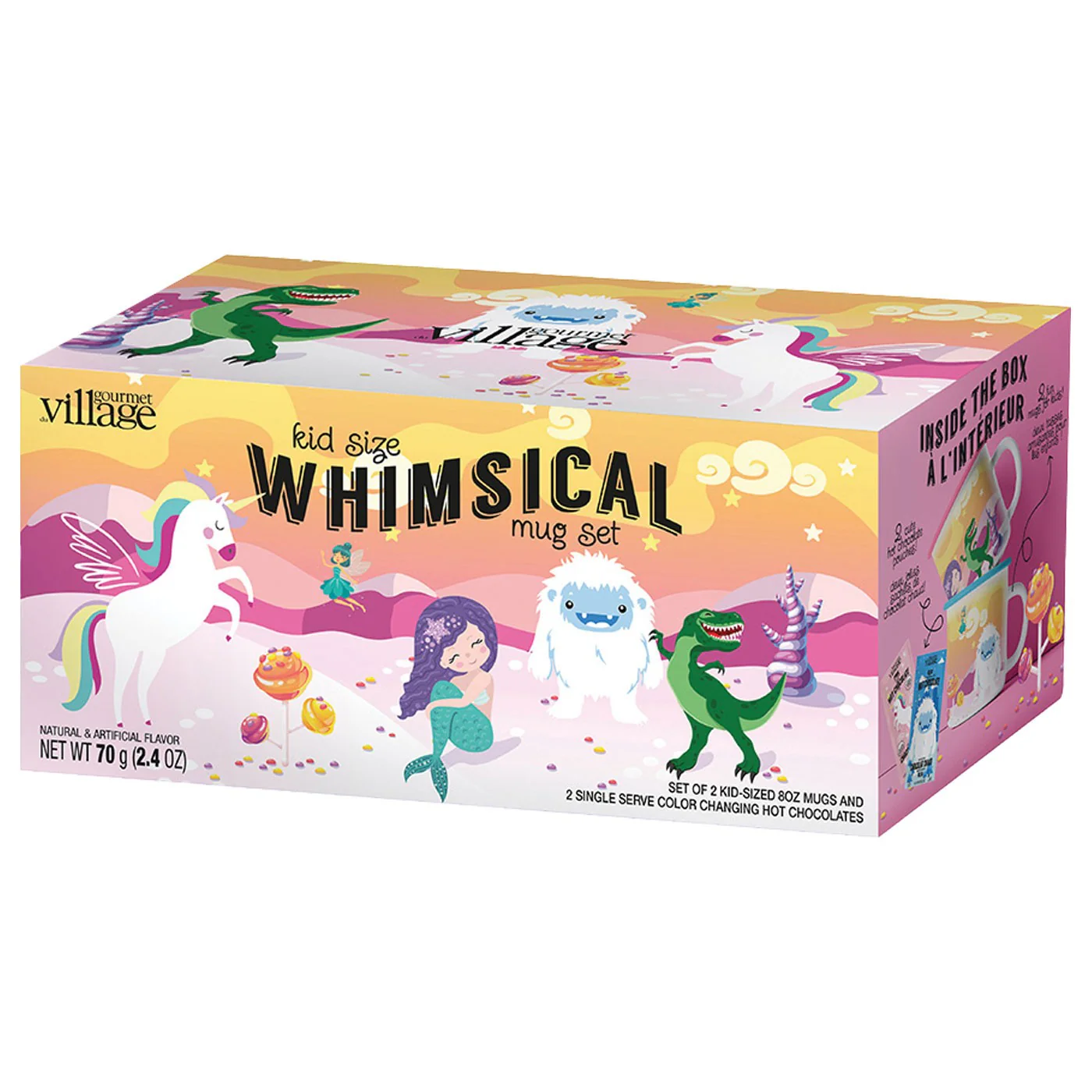 Gourmet Village Colour Changing Whimsical Two Mug Set - Image 2