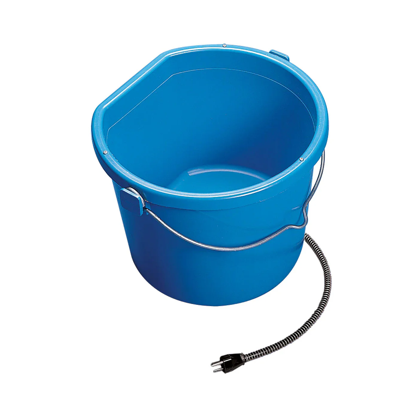 Heated Flat Back Plastic Water Bucket 18.9 L