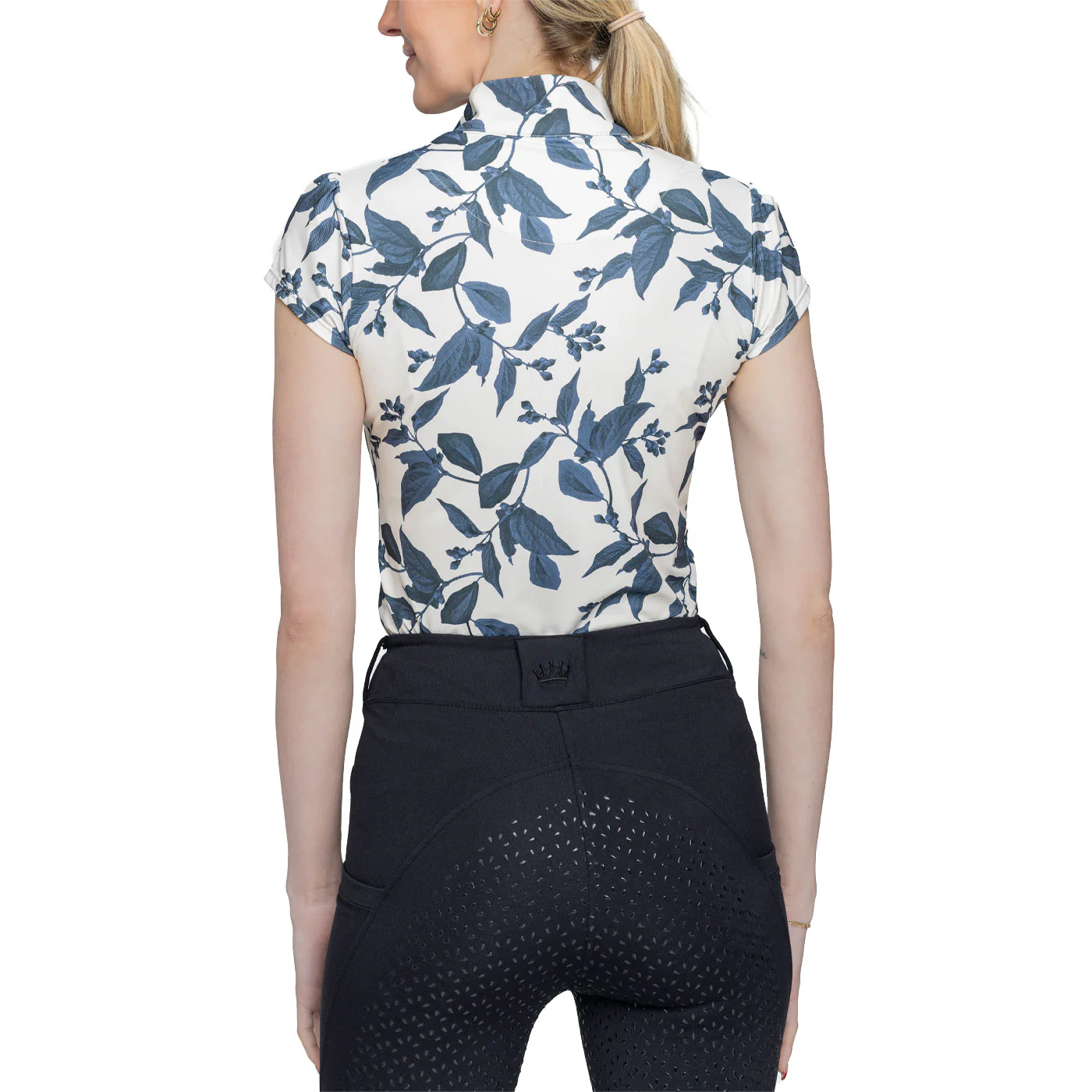 Kastel Denmark Cap Sleeve Print Shirt - Image 7