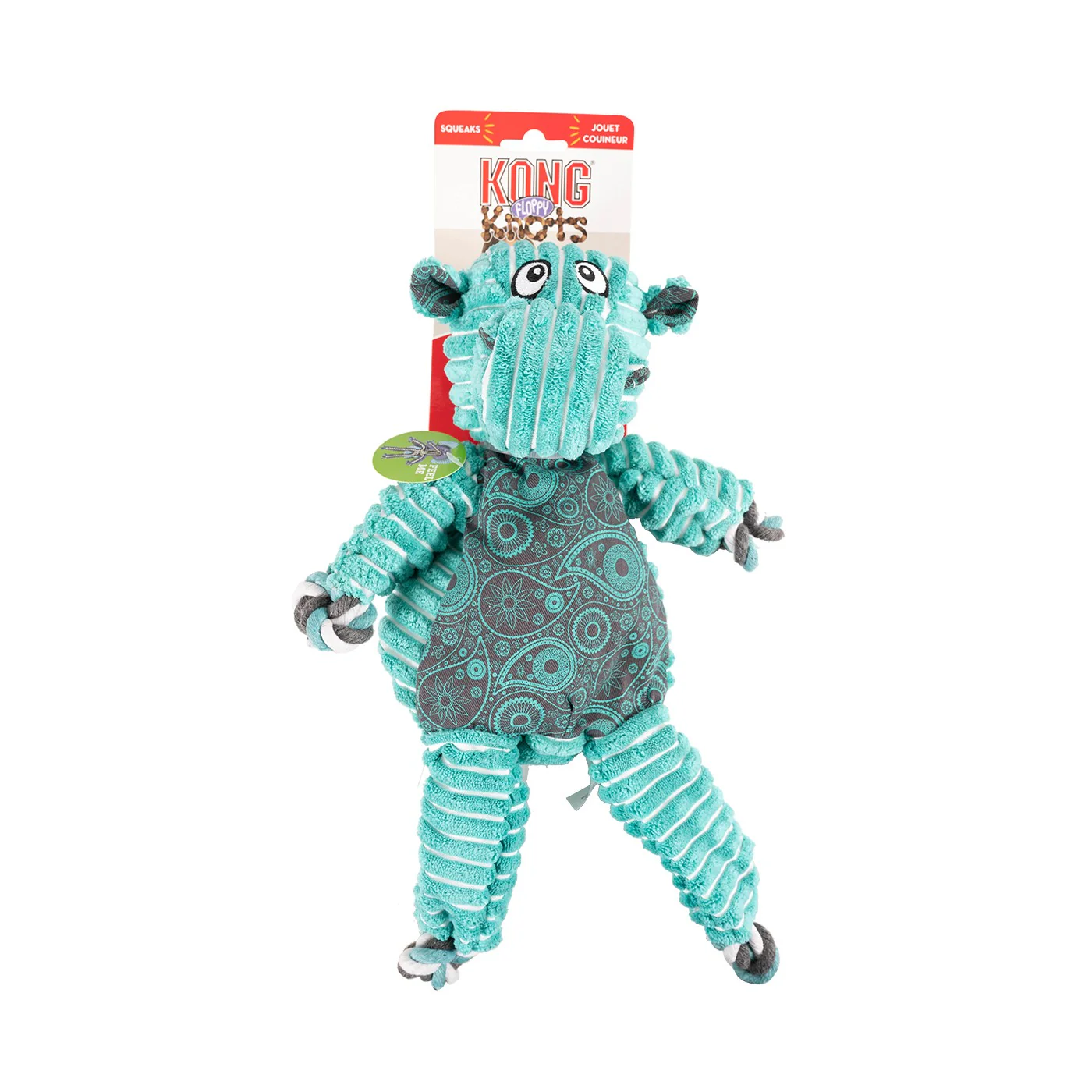 Kong Floppy Knots Hippo