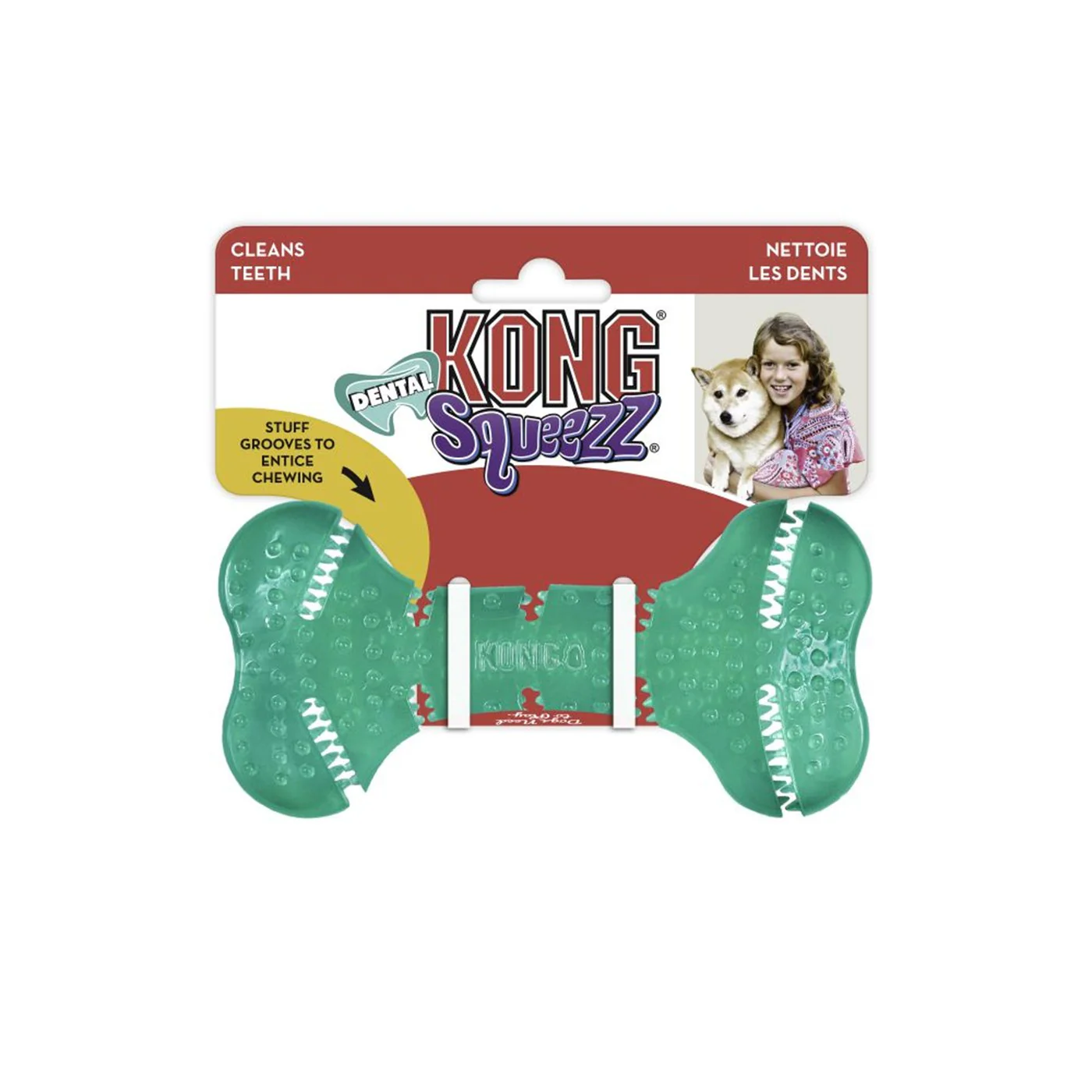 Kong Squeezz Dental Bone - Image 2