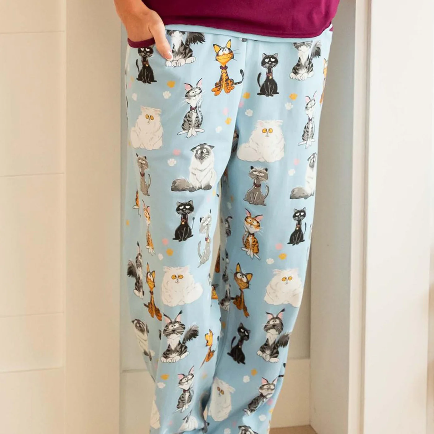 Lazy One Cattitude Pajama Pant - Image 2