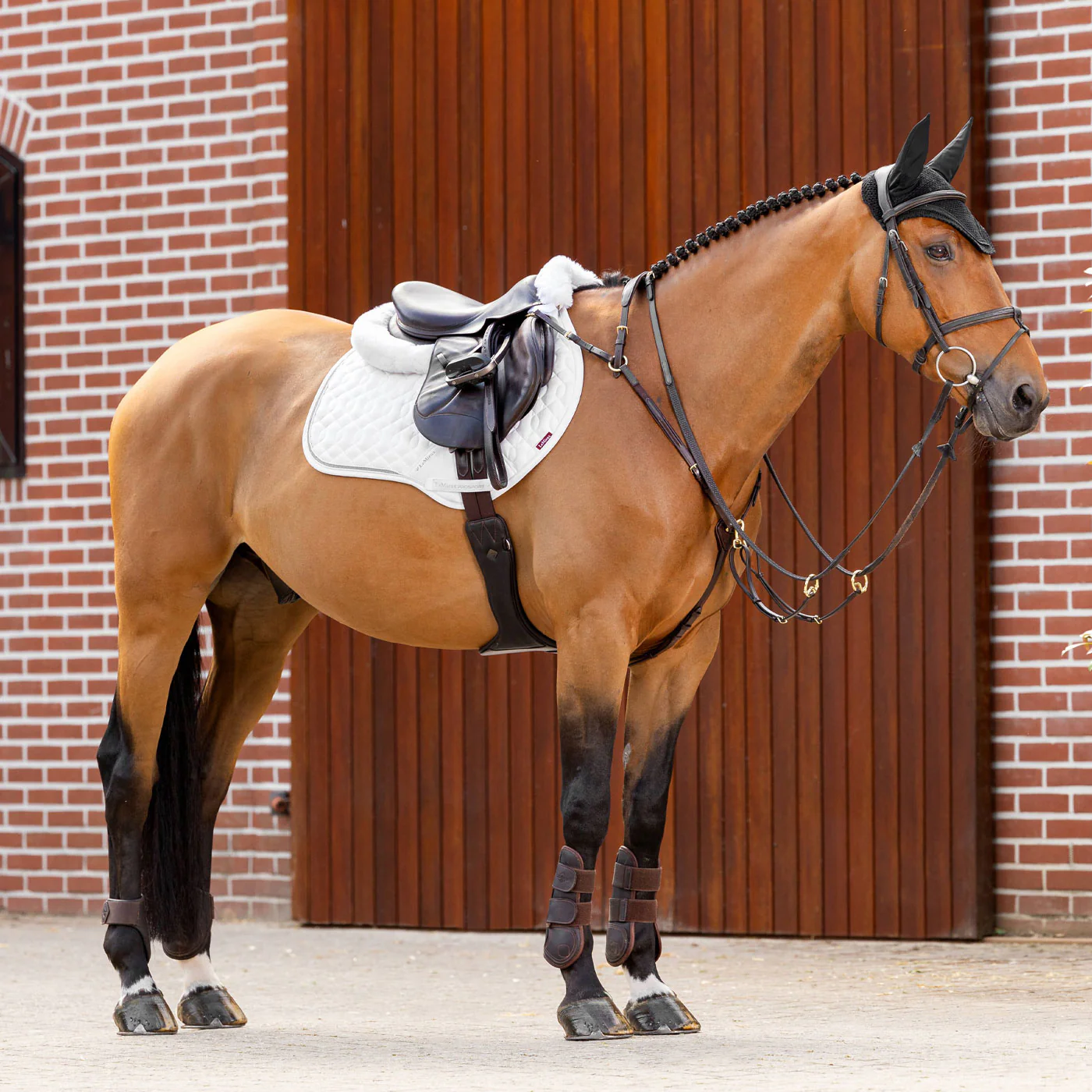 LeMieux Crystal Suede Close Contact Saddle Pad - Image 8