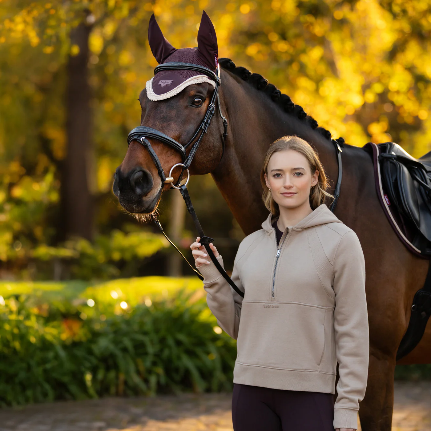 LeMieux Henrietta Hooded Zip Top - Image 4
