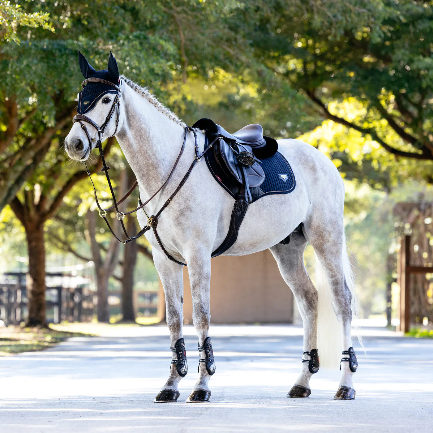 LeMieux Puissance Suede Close Contact Saddle Pad - Image 5