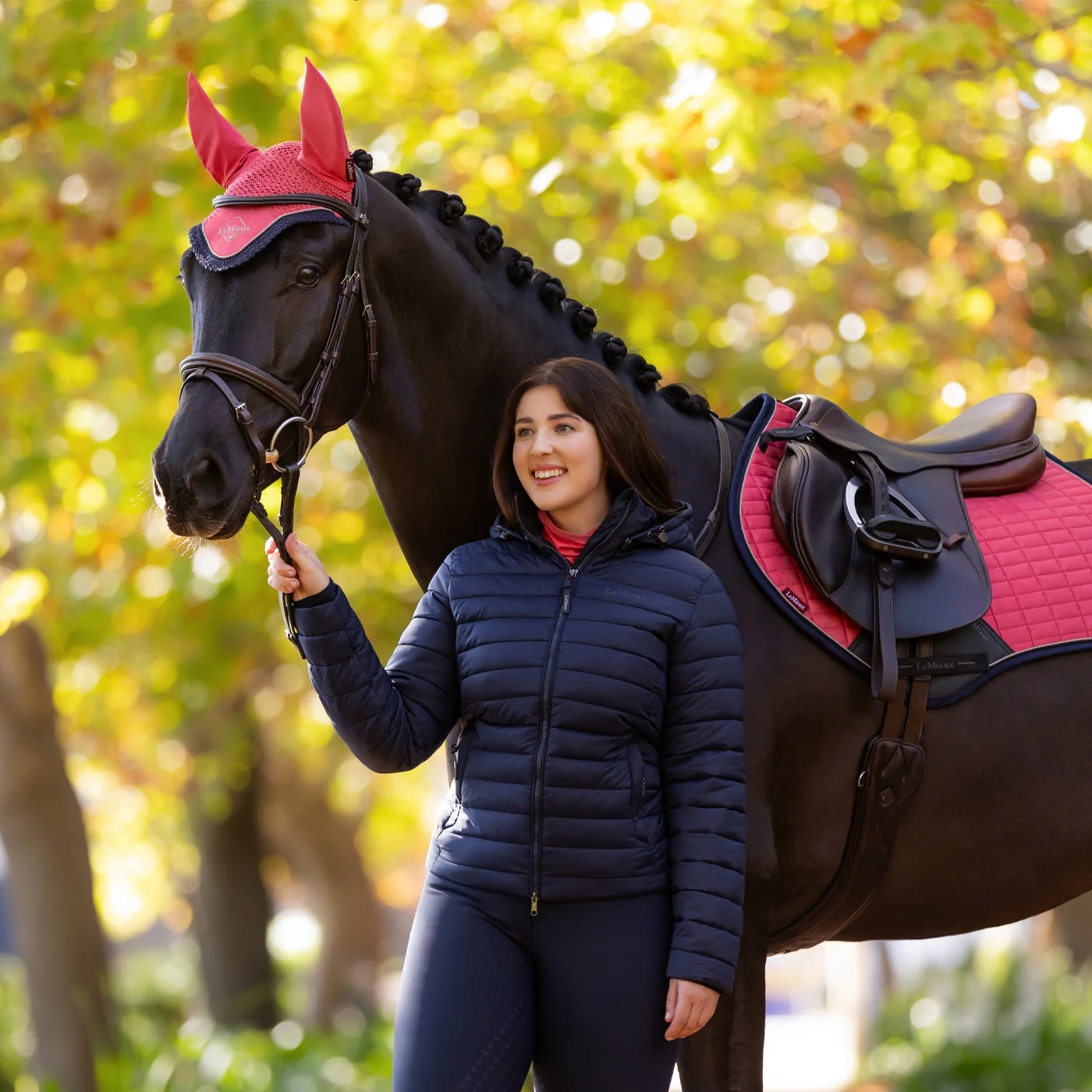 LeMieux Rose Hooded Puffer Jacket - Image 4