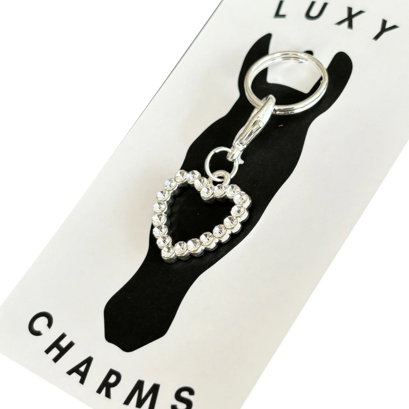 Luxy Charms Rhinestone Heart Tack Charm - Image 2