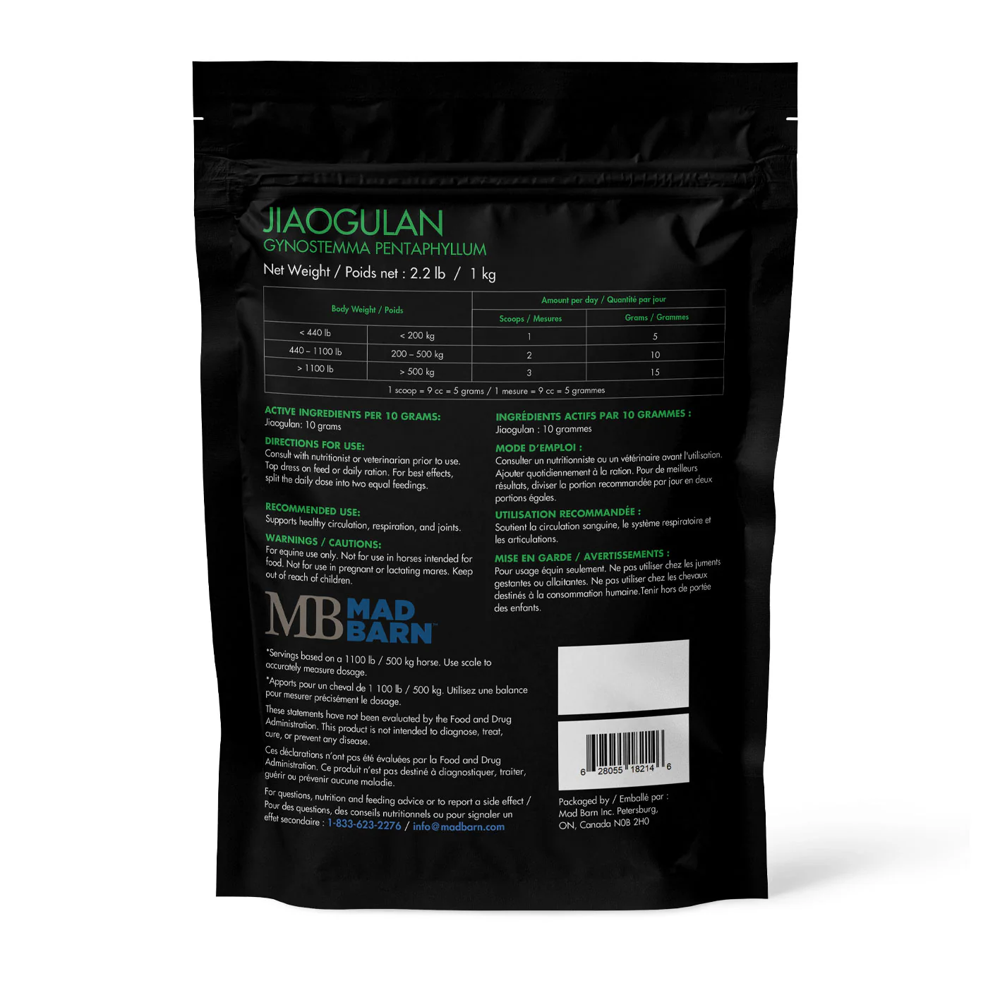 Mad Barn Jiaogulan 1 kg - Image 2