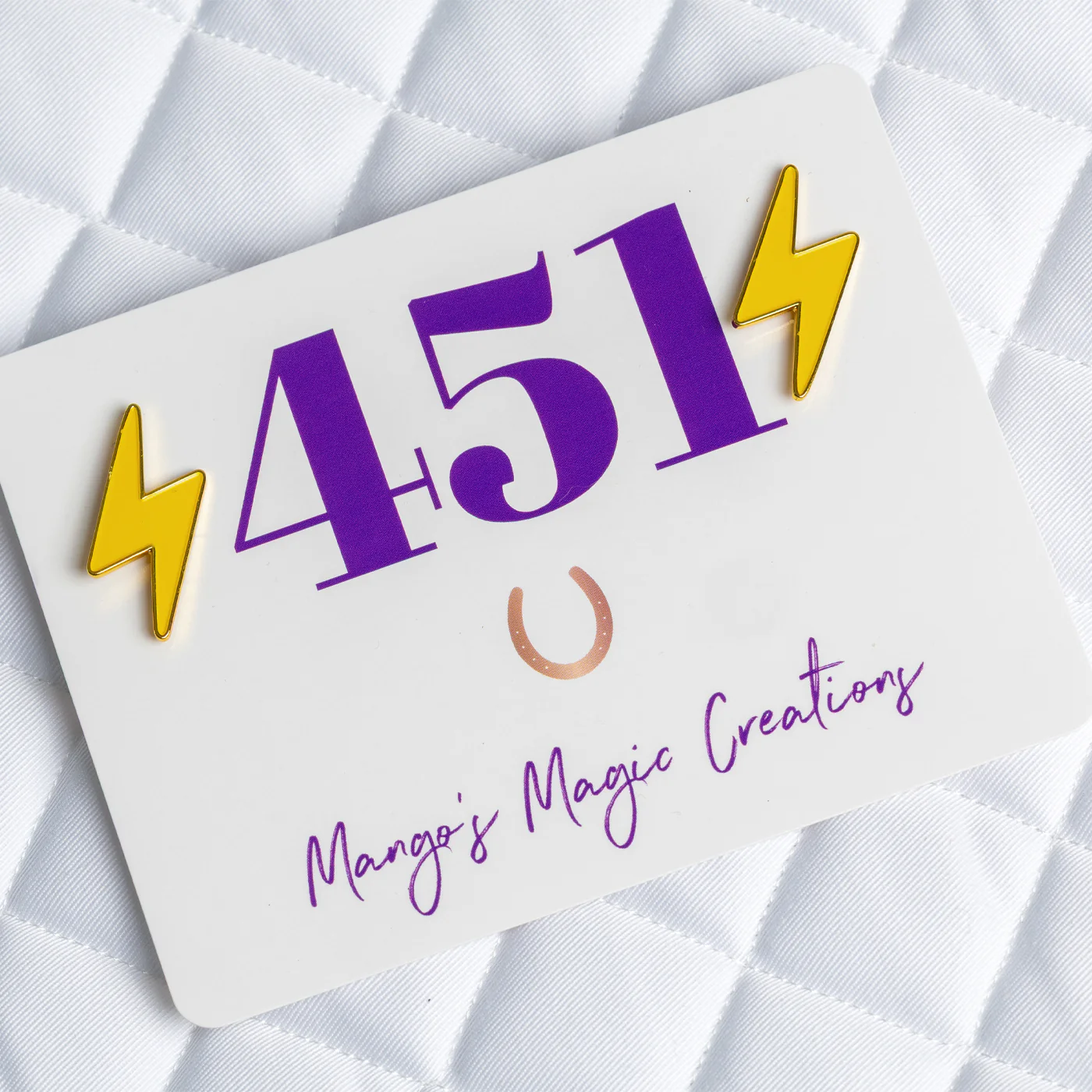 Mango's Magic Lightning Number Pins