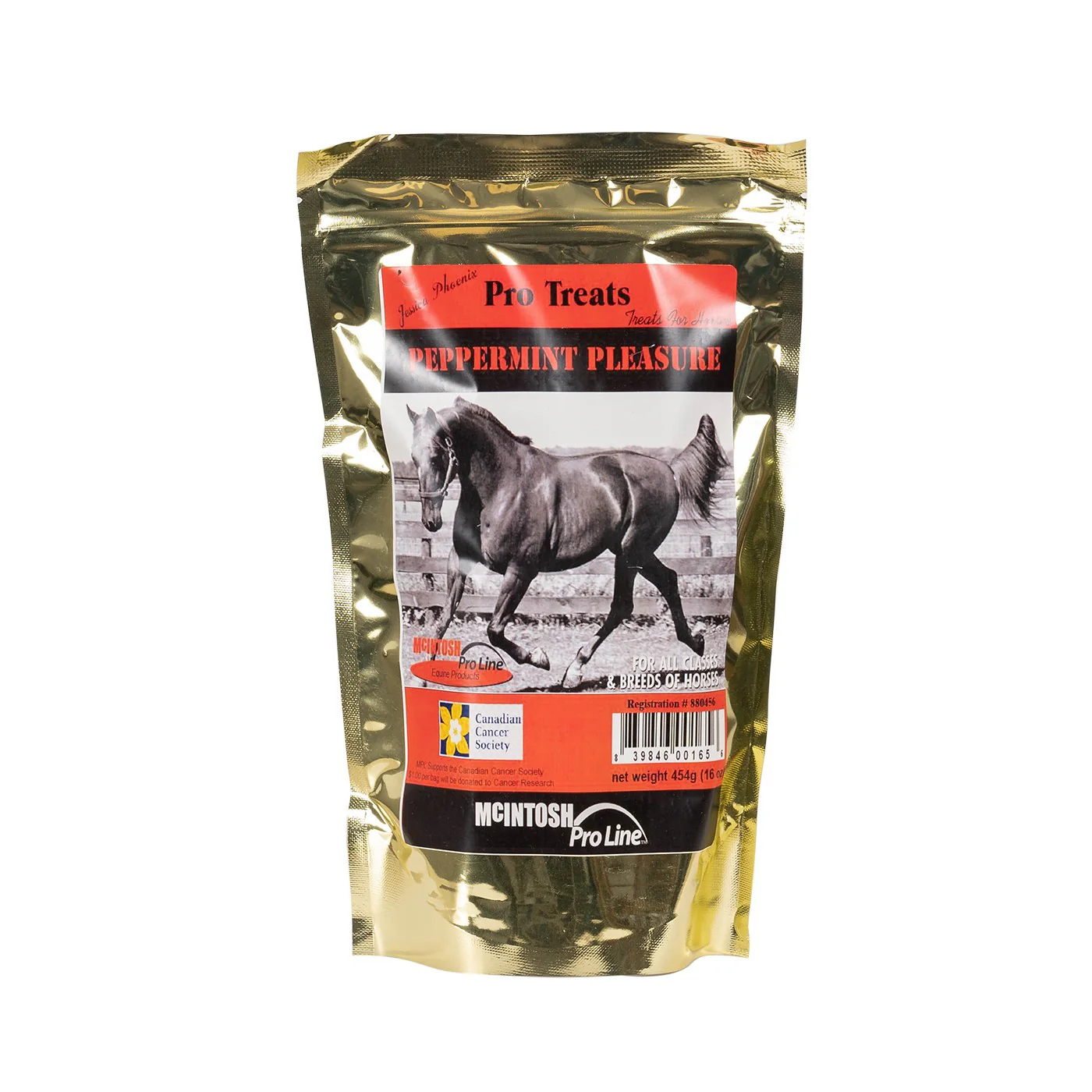McIntosh Pro Line Peppermint Pleasure Horse Treats 454 g