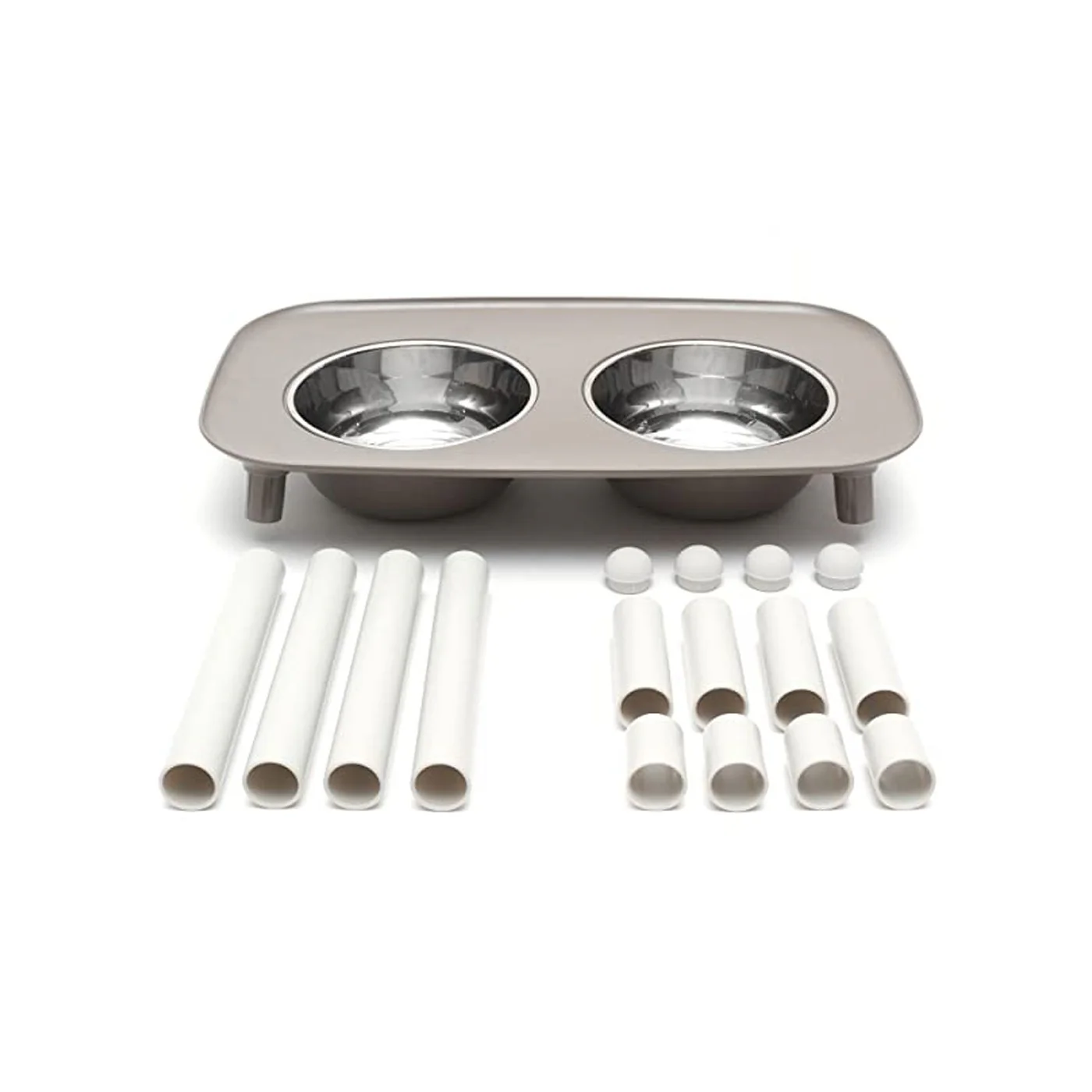 Messy Mutts Elevated Double Feeder Adjustable Height Dog Bowl - Image 3