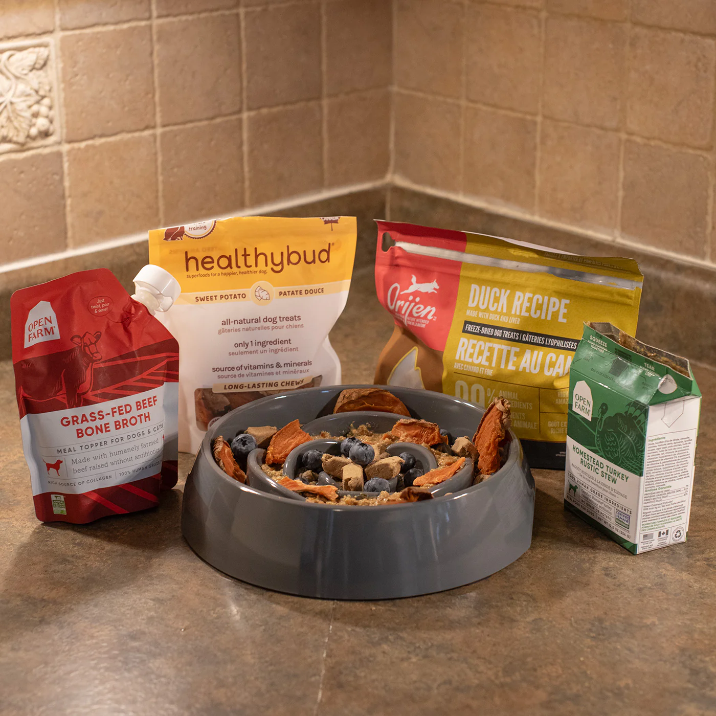 Messy Mutts Interactive Slow Feeder Dog Bowl - Image 3