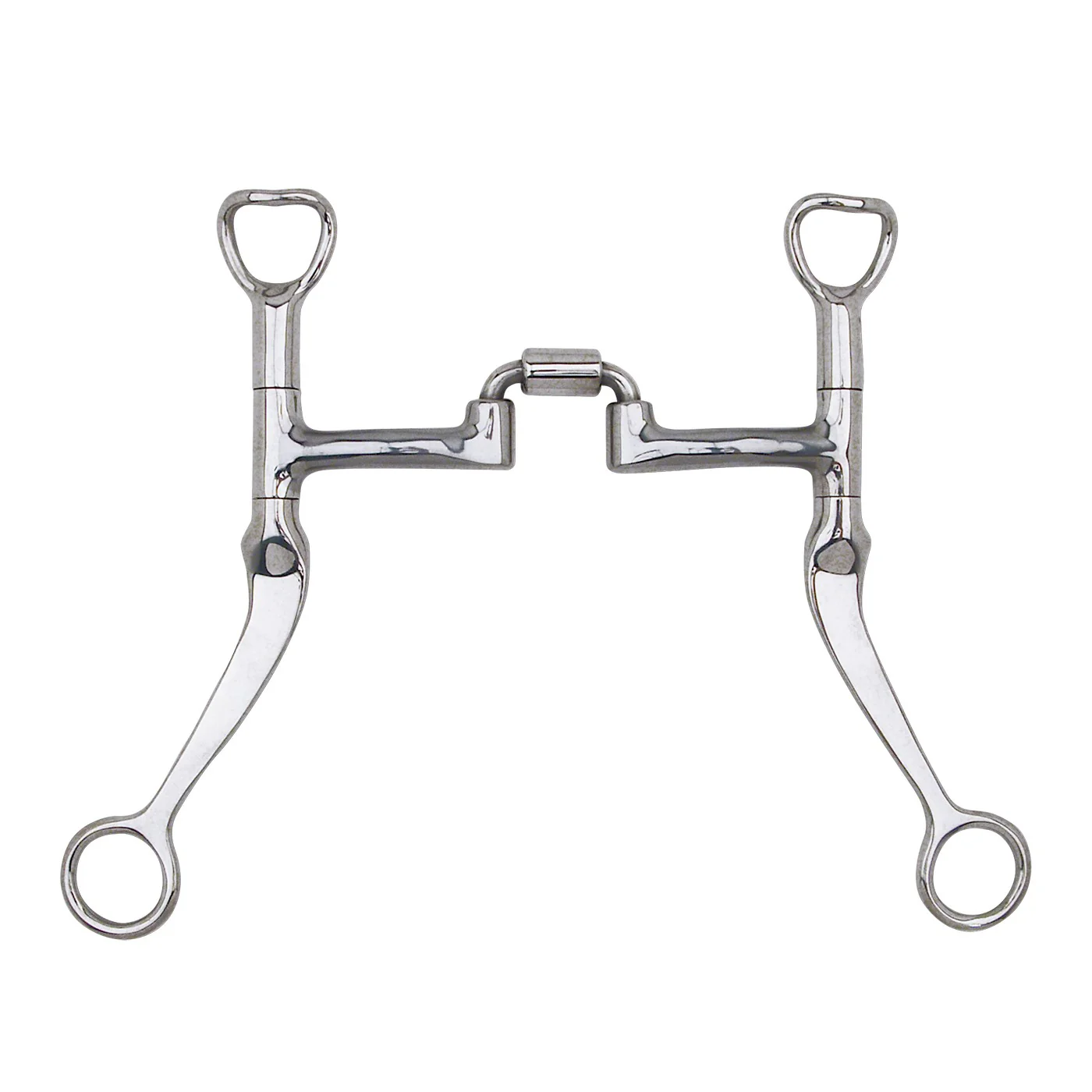 Myler Flat Shank Bit W/ Correctional Low Port - Level 2-3