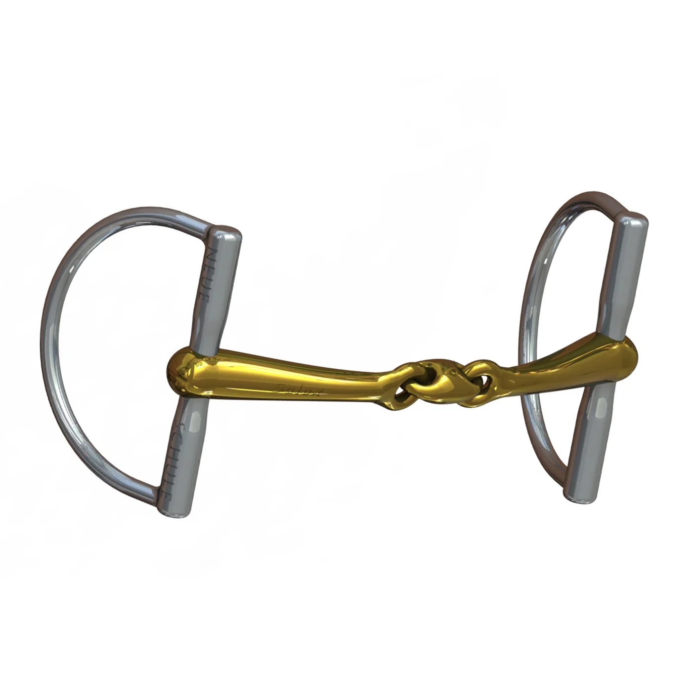 Neue Schule Hunter Dee Tranz Lozenge Snaffle Bit 16 mm