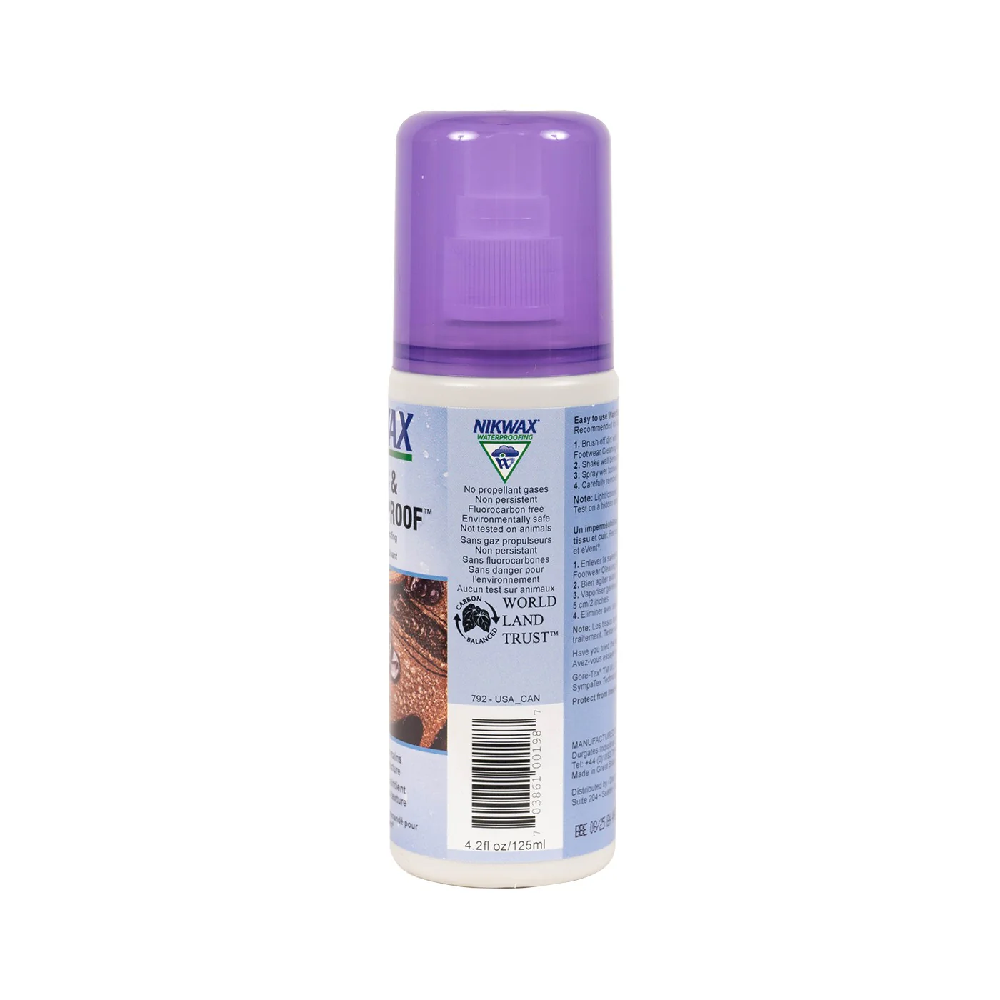 Nikwax Fabric & Leather Proof Spray 125 mL - Image 2