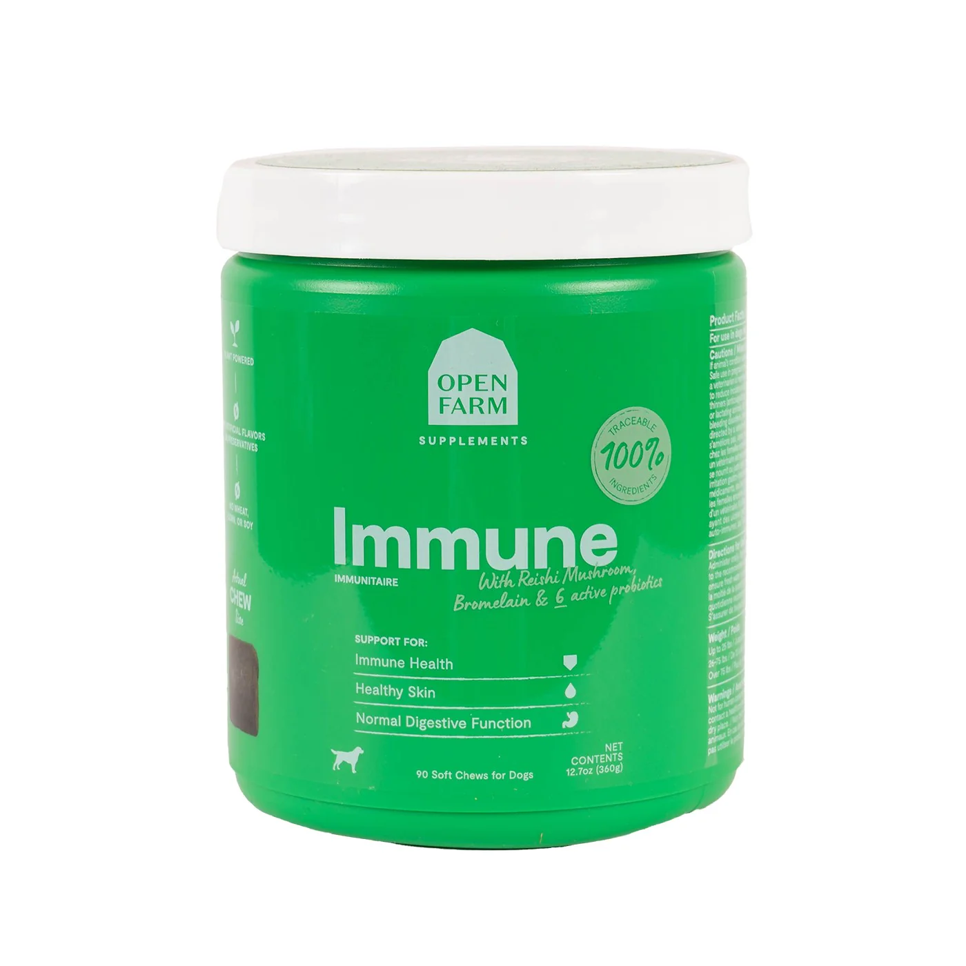 Open Farm Immune Chews Dog Supplement 90 Count