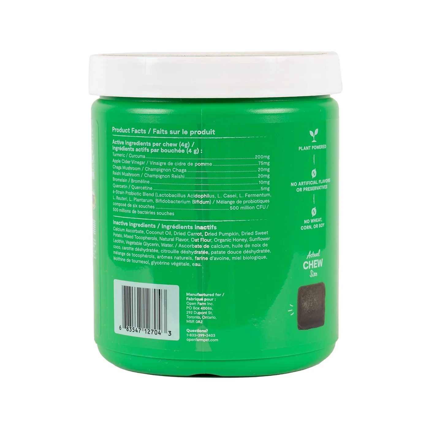 Open Farm Immune Chews Dog Supplement 90 Count - Image 3