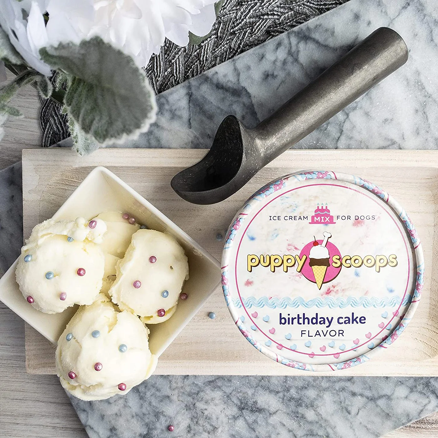 Puppy Scoops Birthday Cake Ice Cream Mix 160 g - Image 5