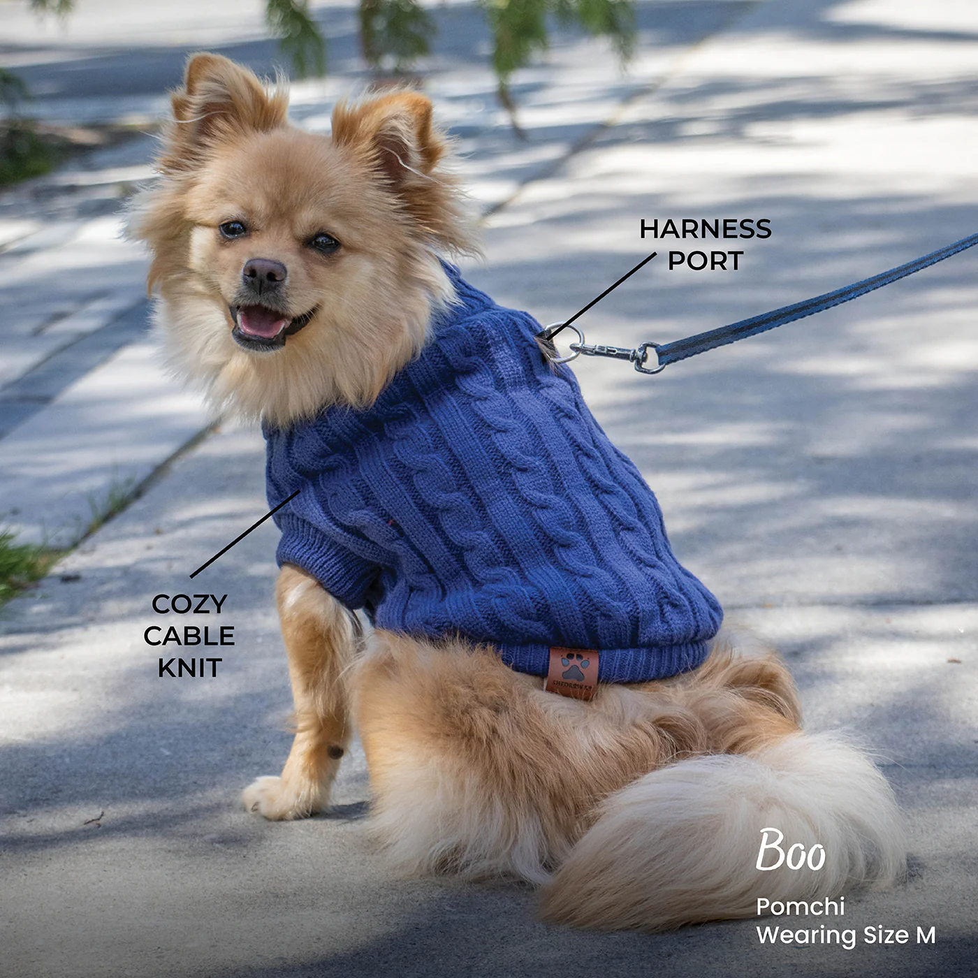 Shedrow K9 Brentwood Cable Knit Dog Sweater - Image 39