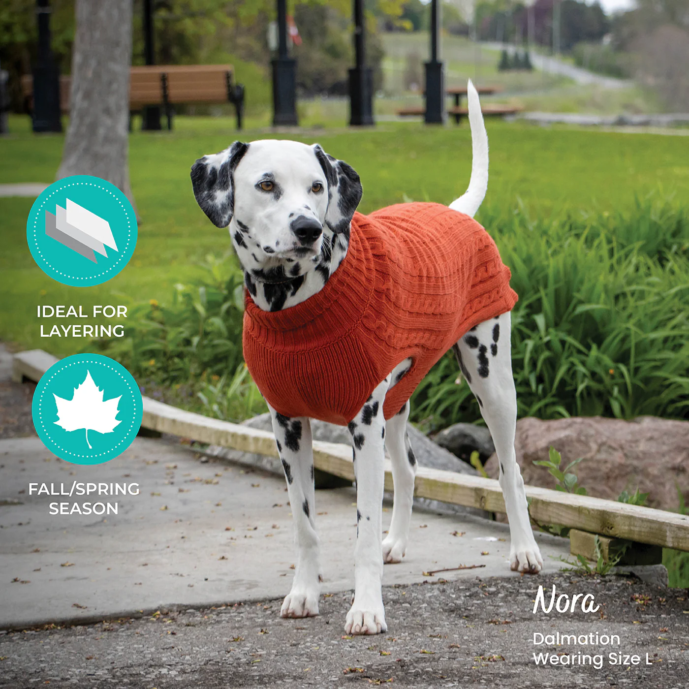 Shedrow K9 Brentwood Cable Knit Dog Sweater Plus - Image 17