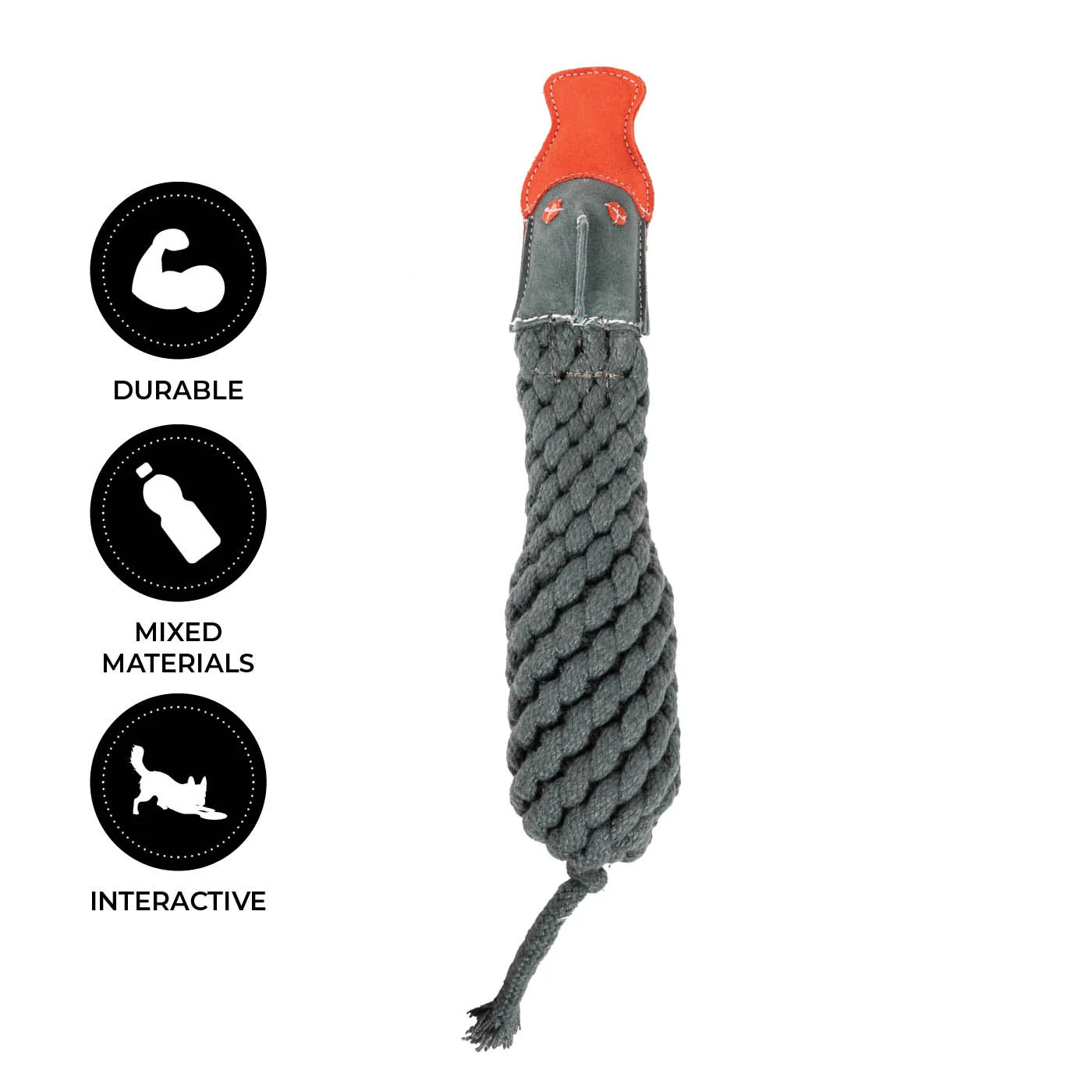 Shedrow K9 Duck Rope & Water Bottle Dog Toy - Image 2