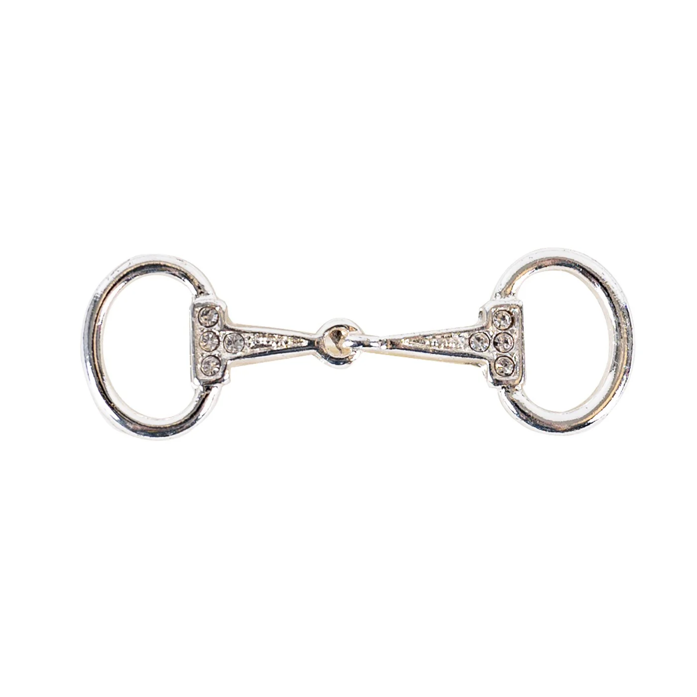 Kelley & Co. Small Rhinestone Snaffle Bit Stock Pin - Image 4