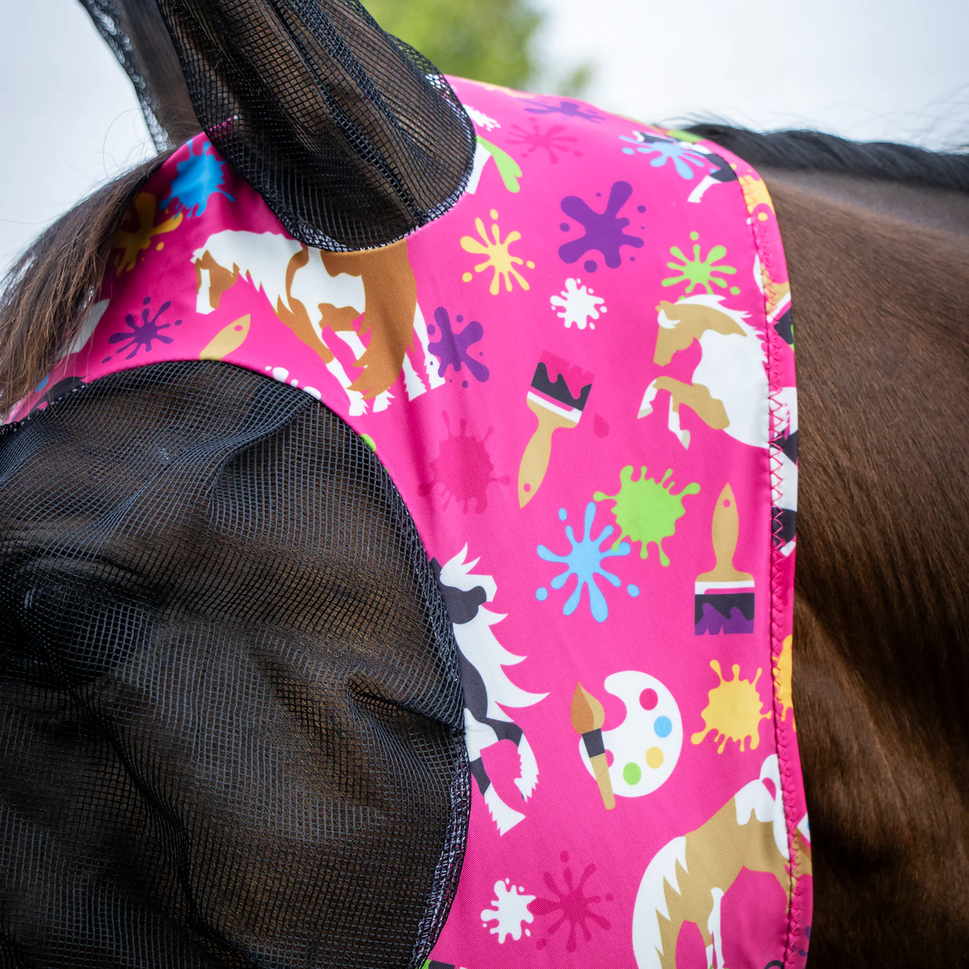 Supra Lycra Fly Mask W/ Forelock Hole - Image 2