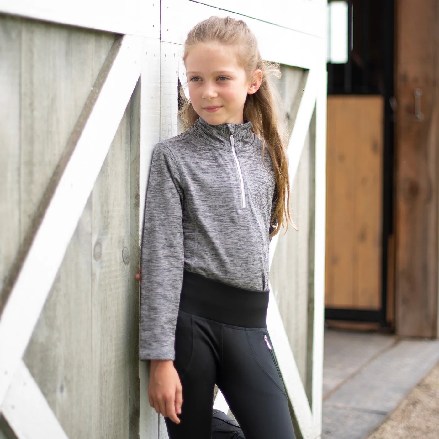 TemTeq Elisa Quarter Zip Performance Shirt - Kids' - Image 6
