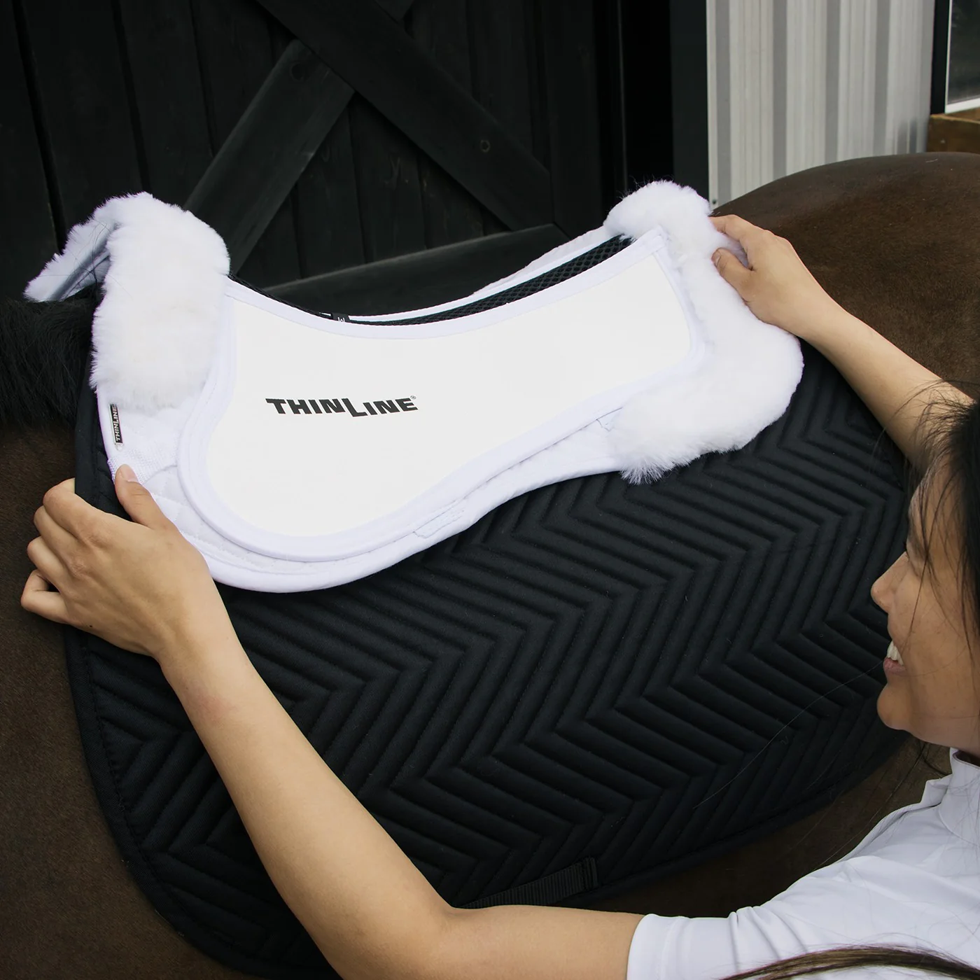 ThinLine Trifecta Cotton Half Pad W/ Sheepskin - Image 3