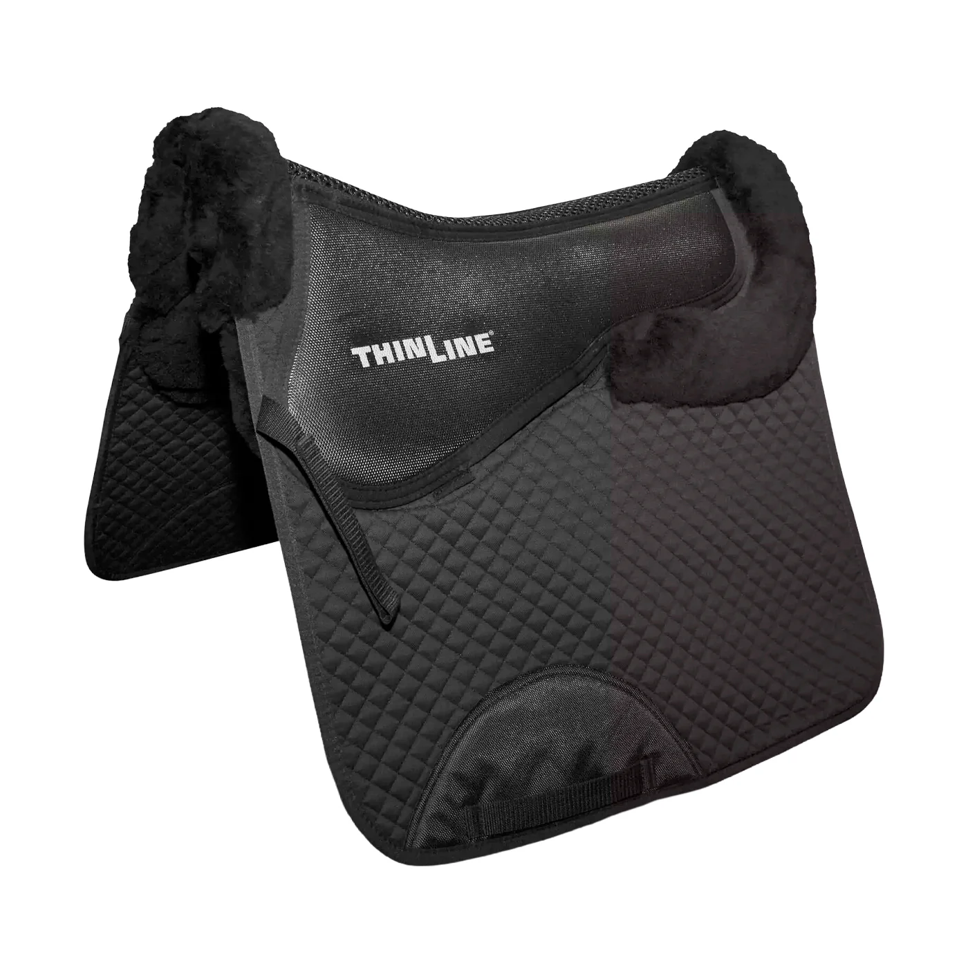 ThinLine Woven Wool Euro Roll Dressage Saddle Pad - Image 2